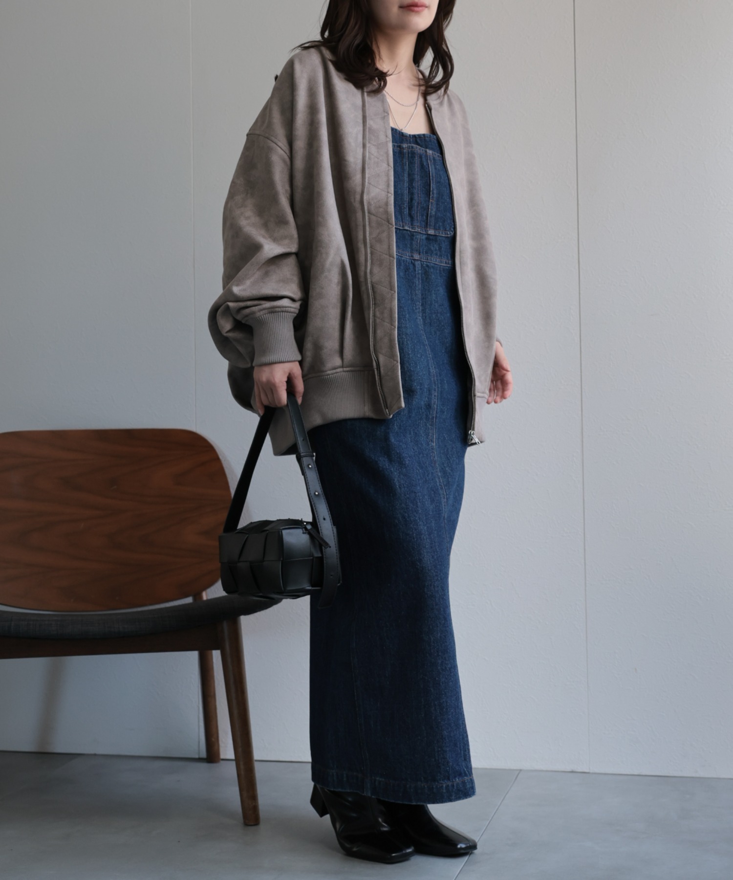 model：156cm 着用サイズ：FREE