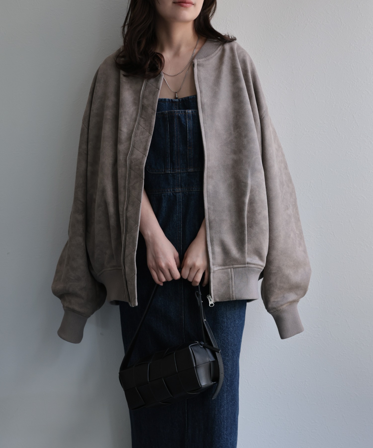 model：156cm 着用サイズ：FREE
