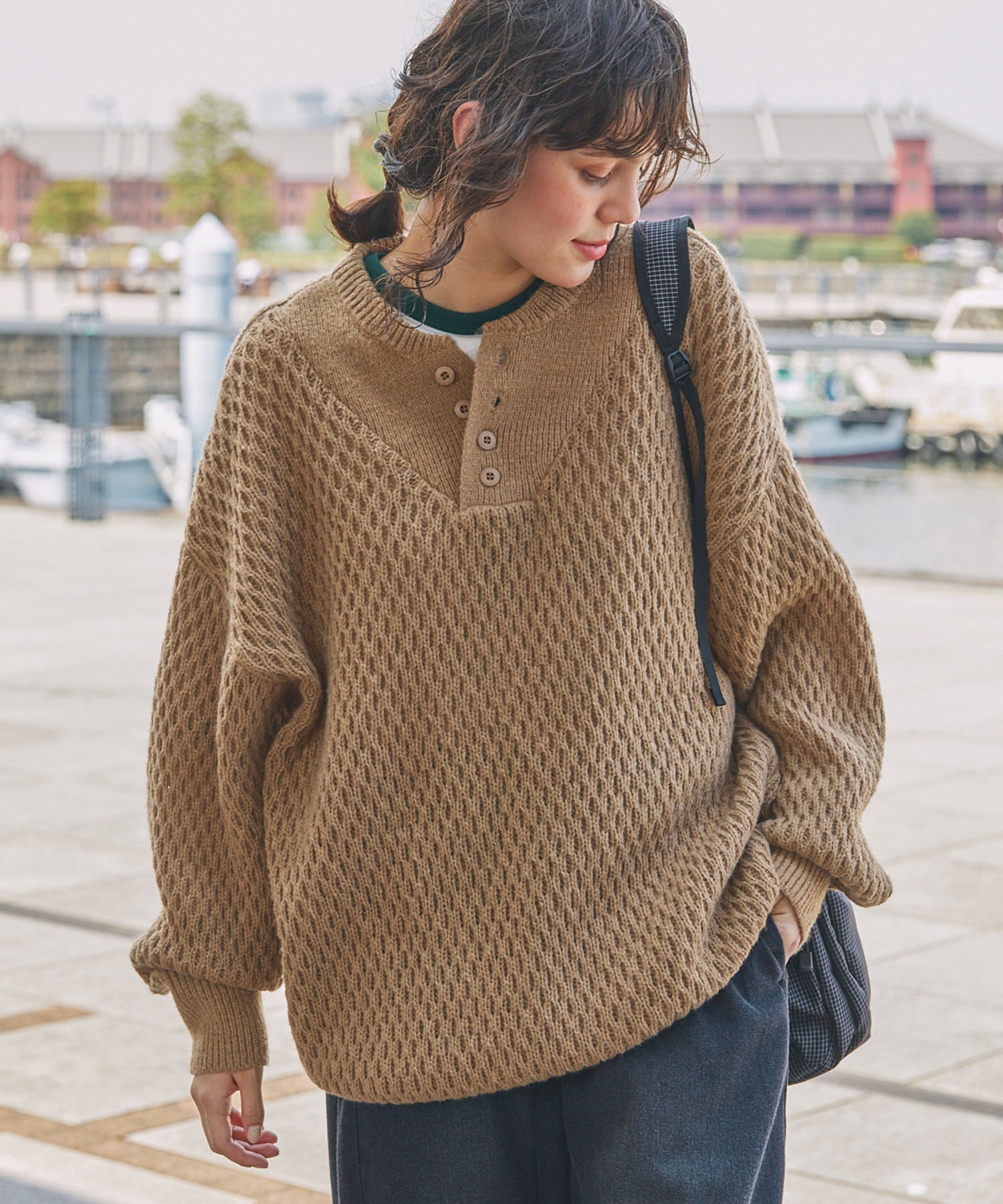 MARS 長袖ニット 長袖ニットシャツ 8409 | WORKWEAR LAB/ワークウエア・ラボ