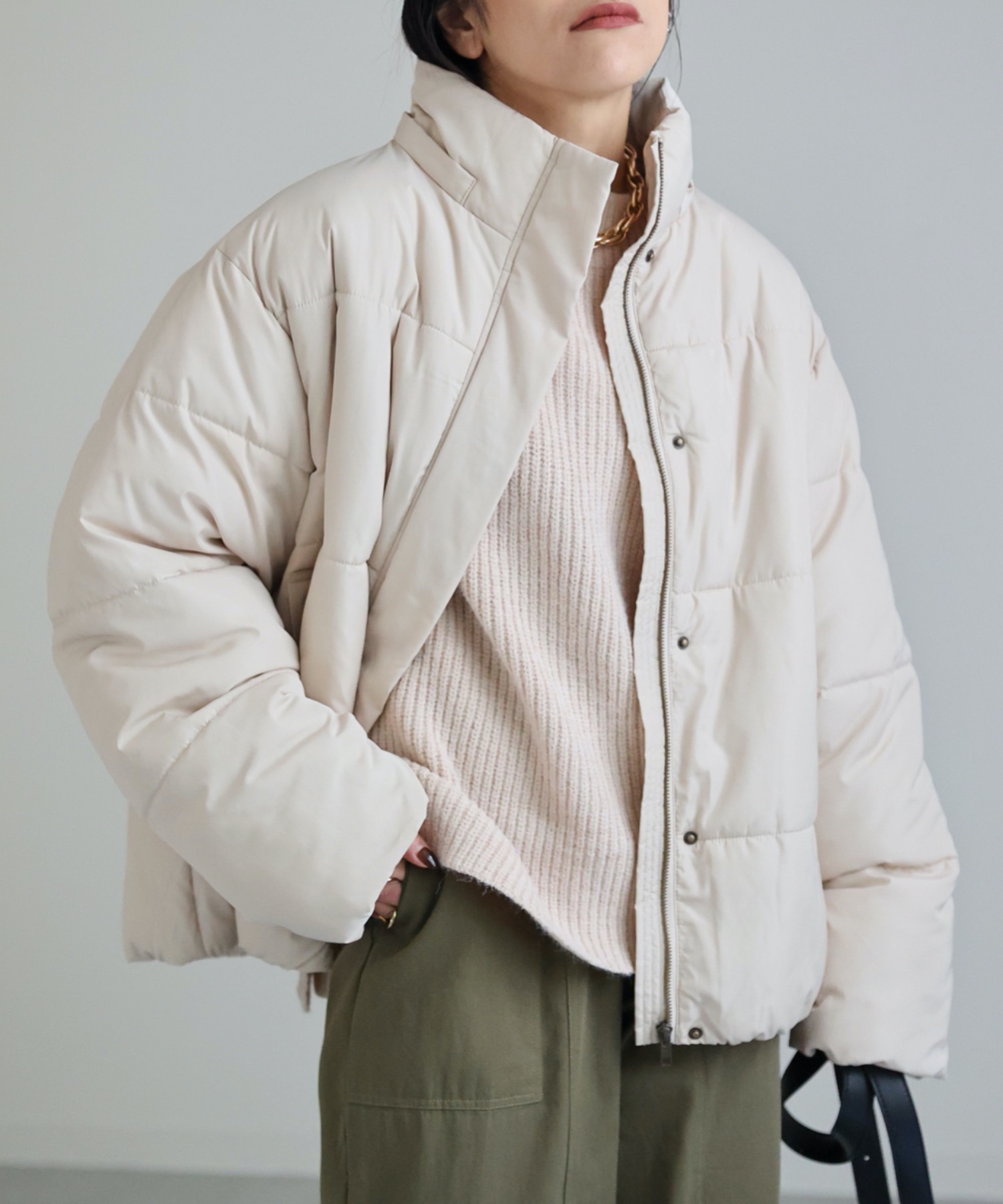 model:156cm  着用サイズ:FREE　スタンド仕様バージョン