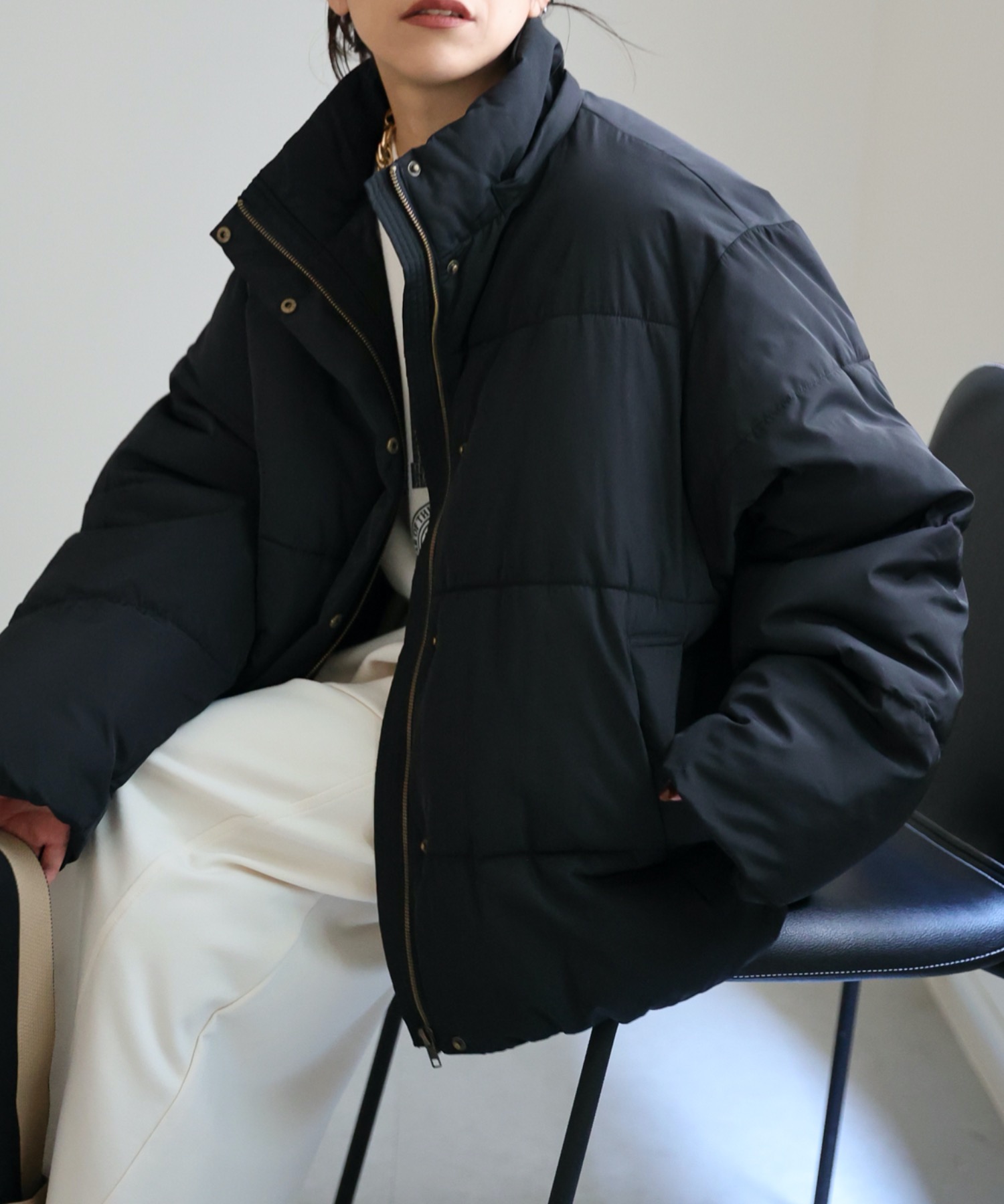 model:156cm  着用サイズ:FREE　スタンド仕様バージョン