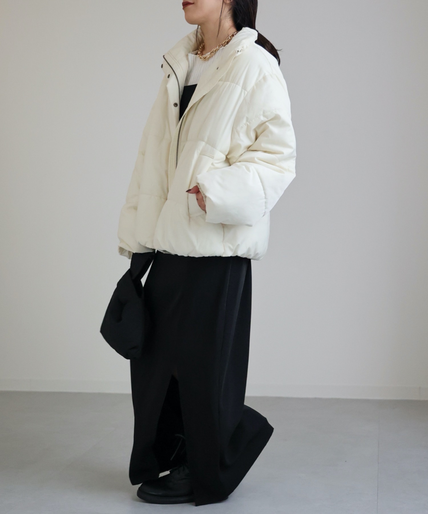 model:156cm  着用サイズ:FREE　スタンド仕様バージョン