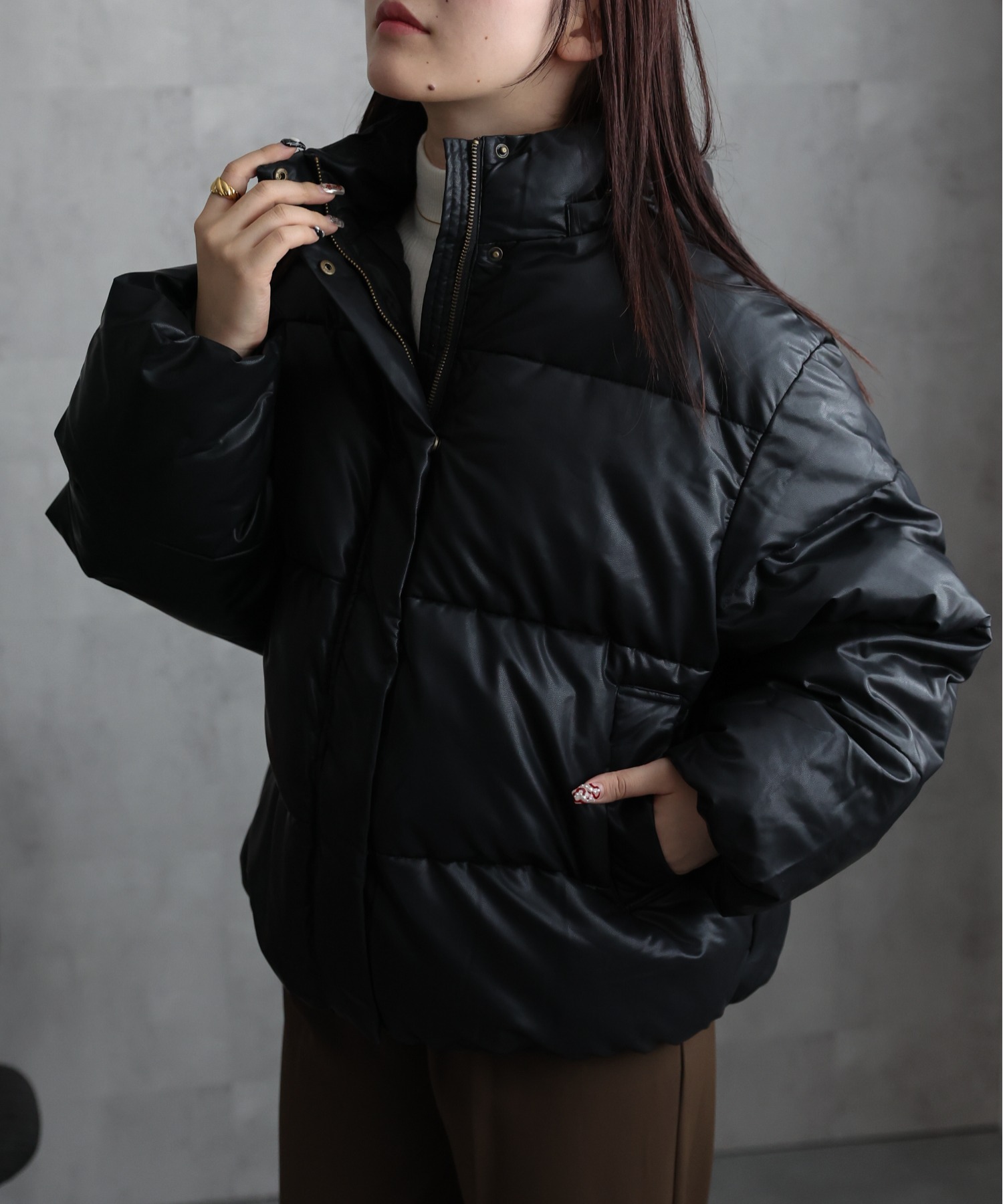 model:158cm  着用サイズ:FREE