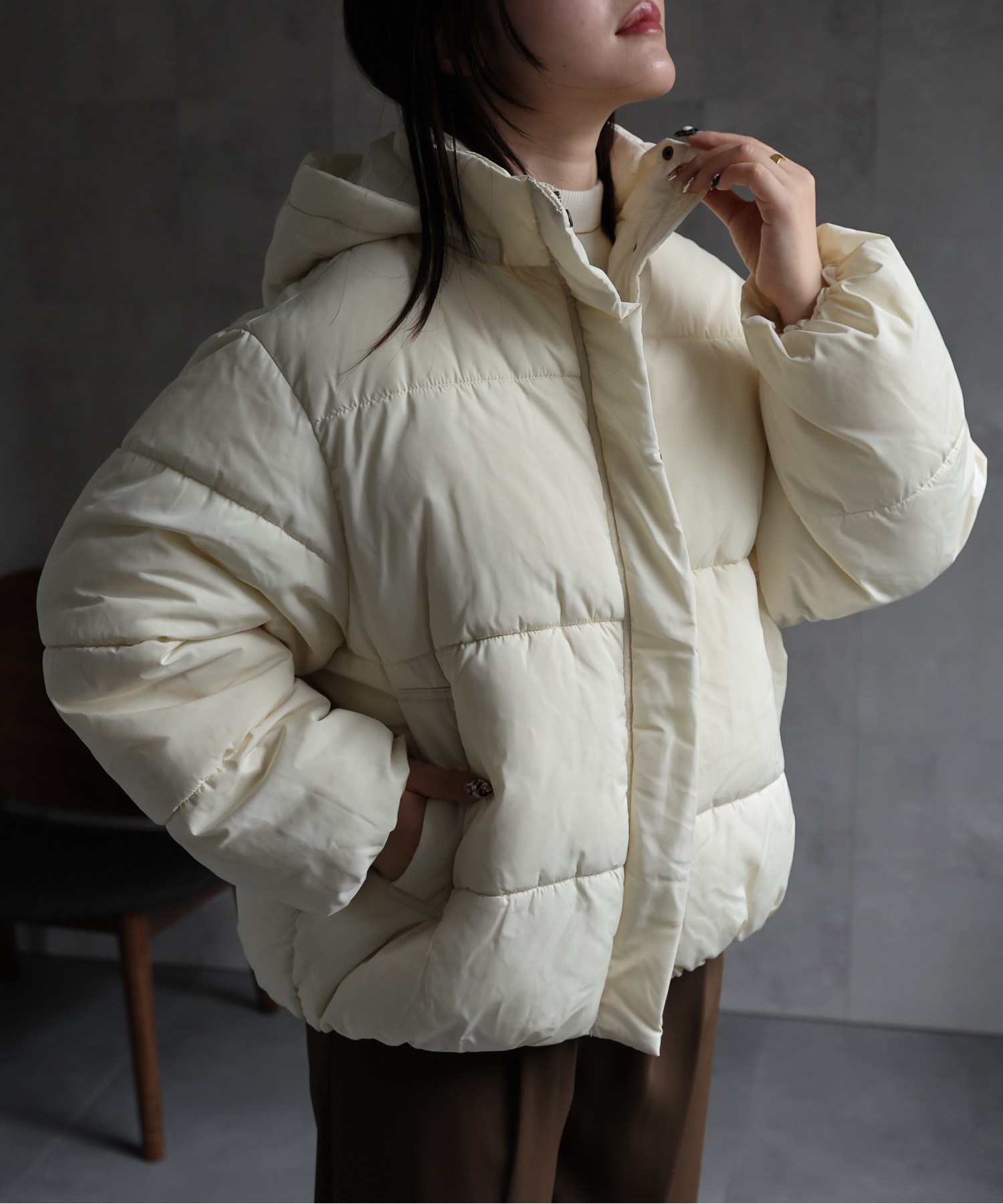 model:158cm  着用サイズ:FREE
