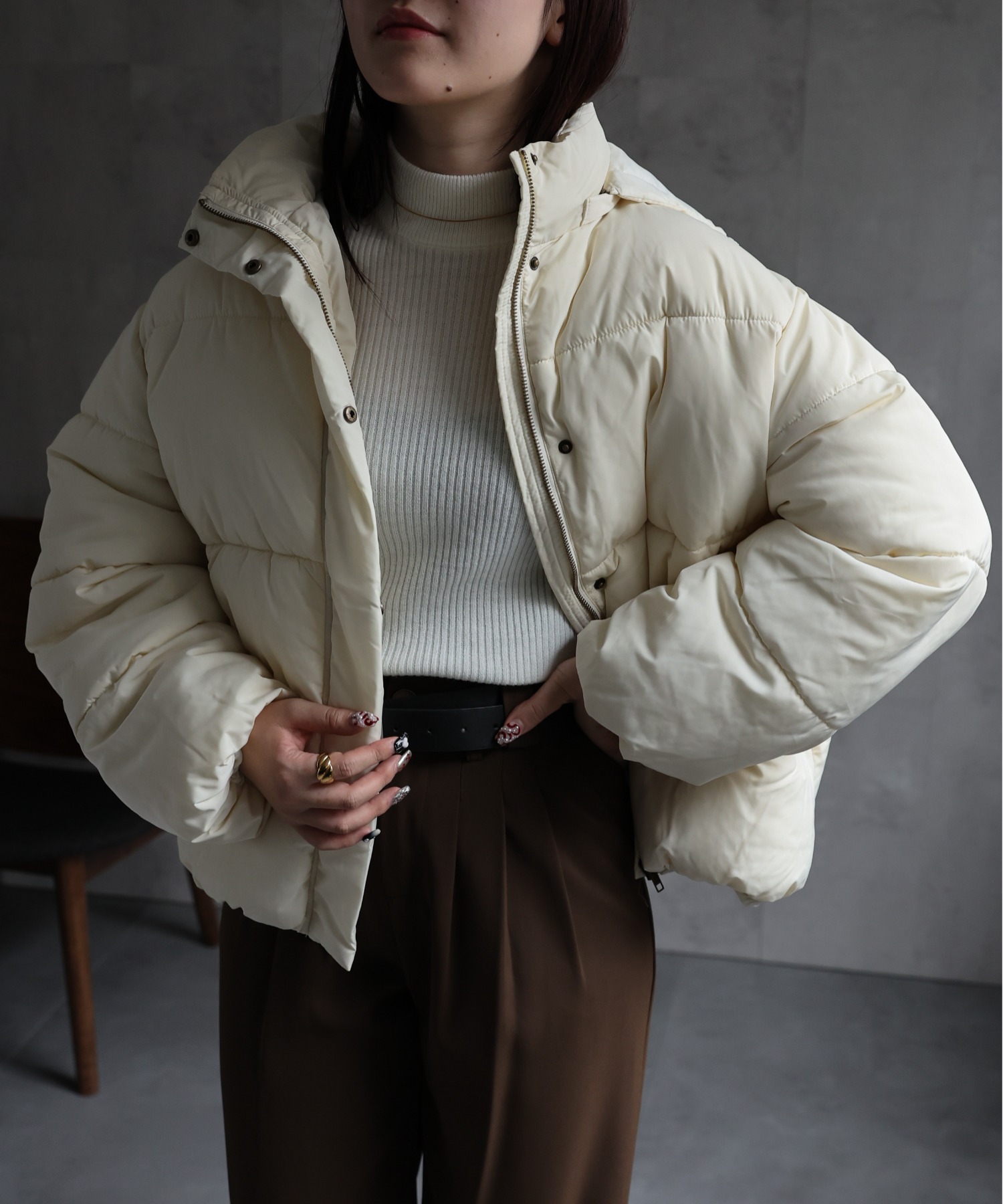 model:158cm  着用サイズ:FREE