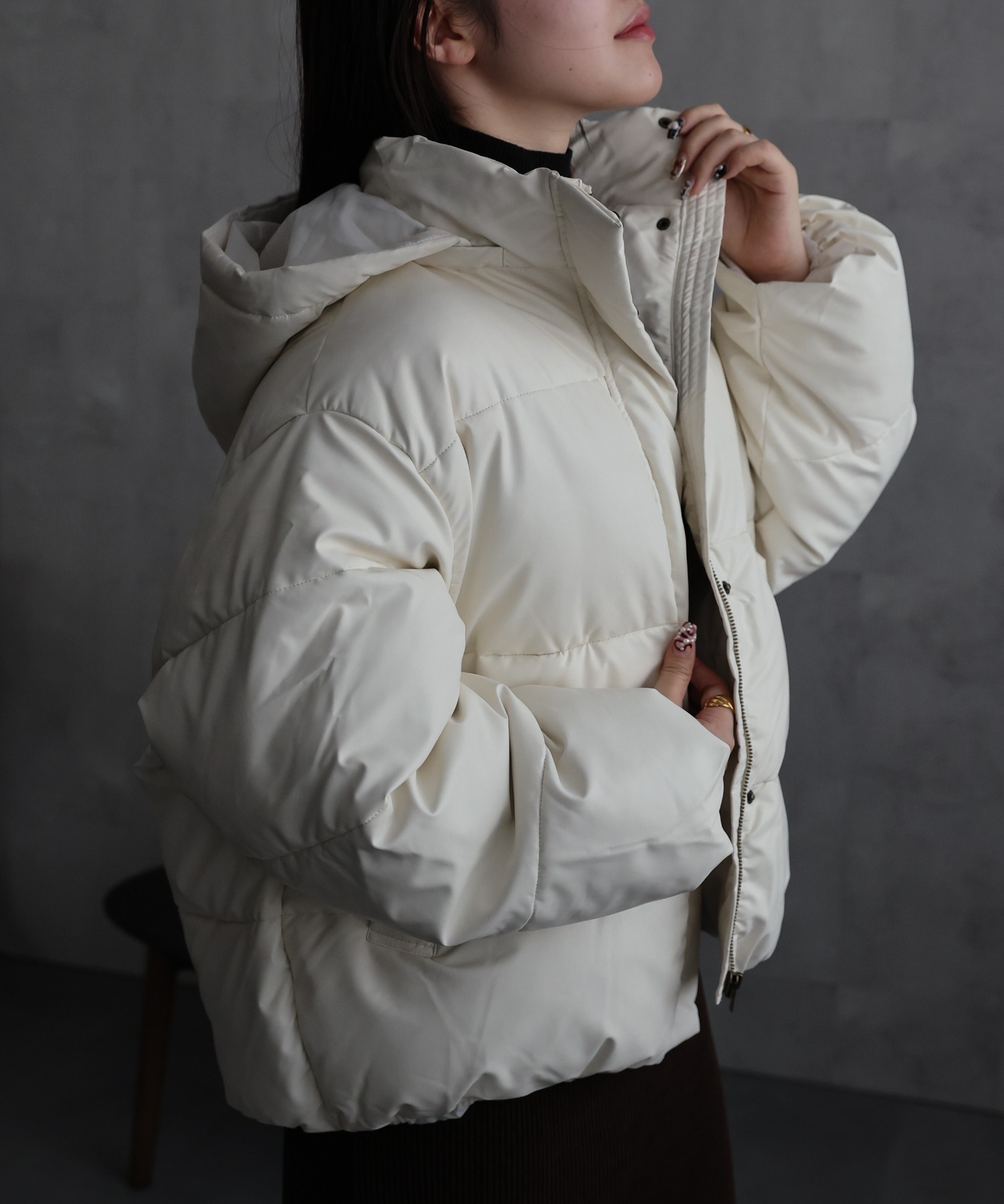 model:158cm  着用サイズ:FREE