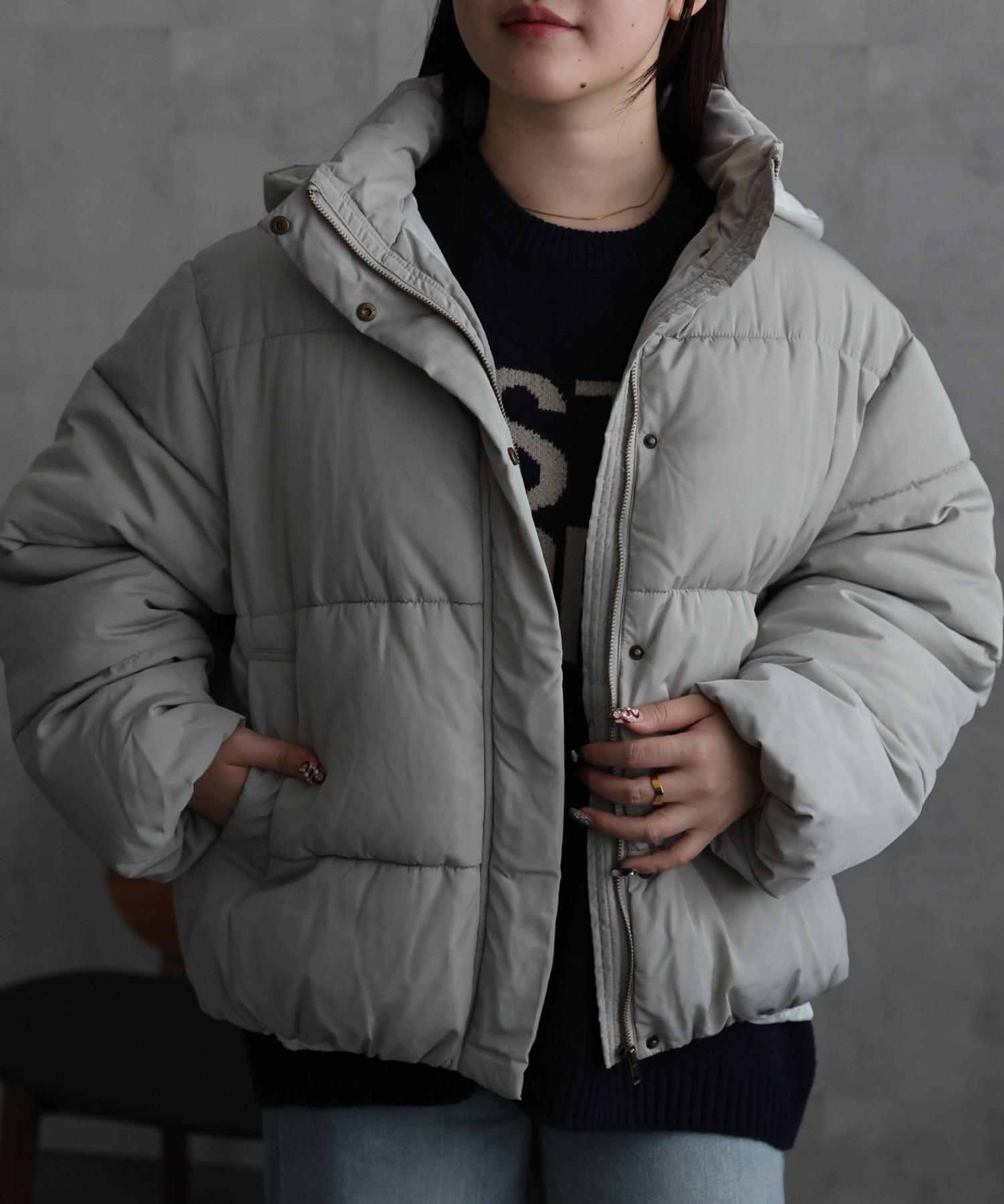 model:158cm  着用サイズ:FREE