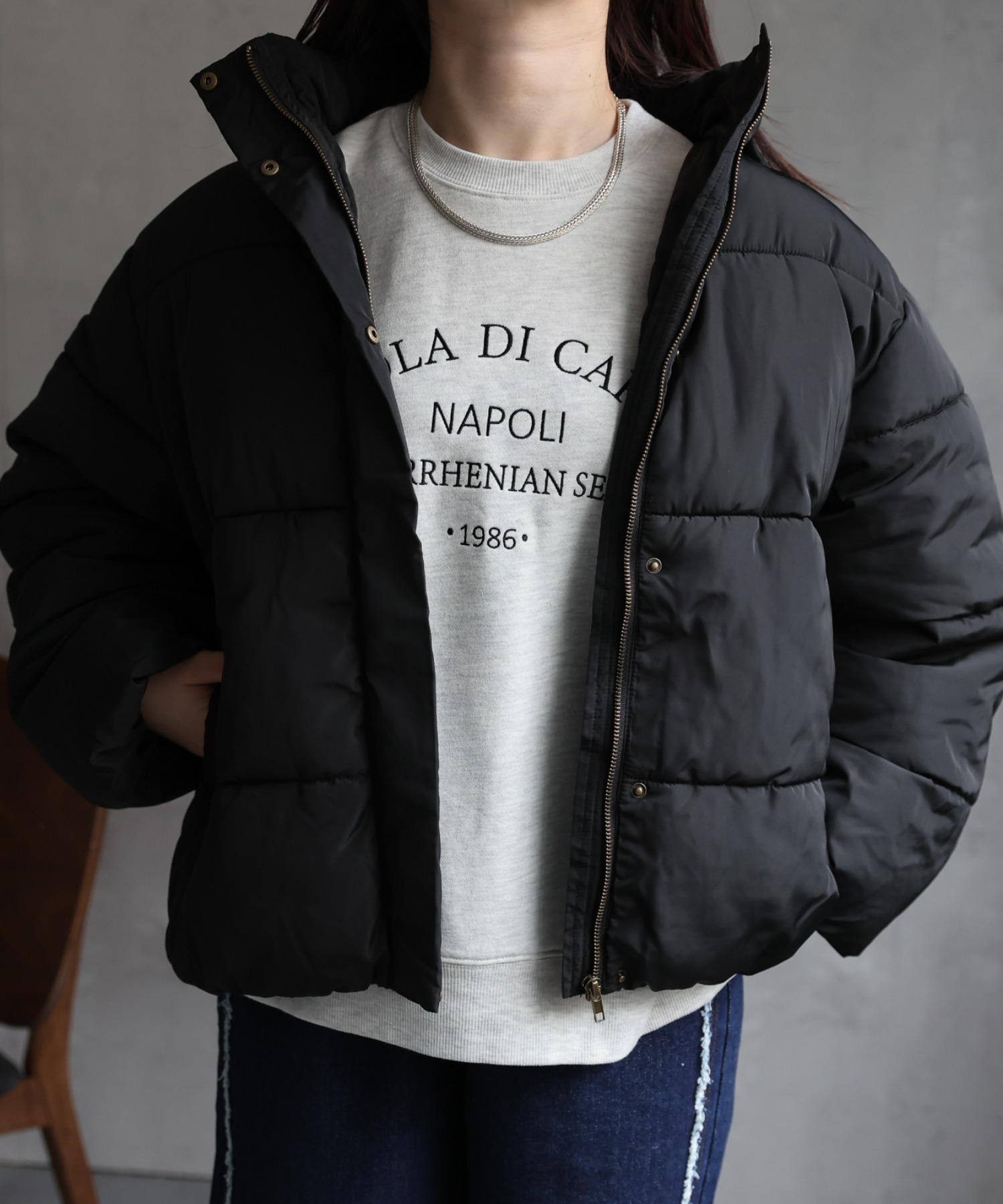 model:158cm  着用サイズ:FREE
