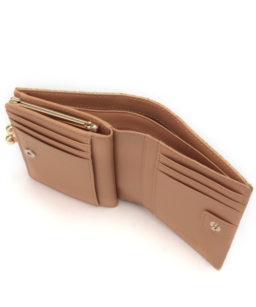 パピヨン 口金二つ折り財布