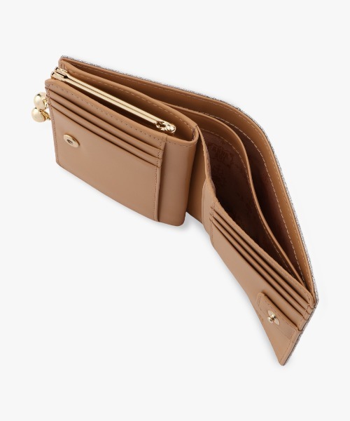 パピヨン 口金二つ折り財布