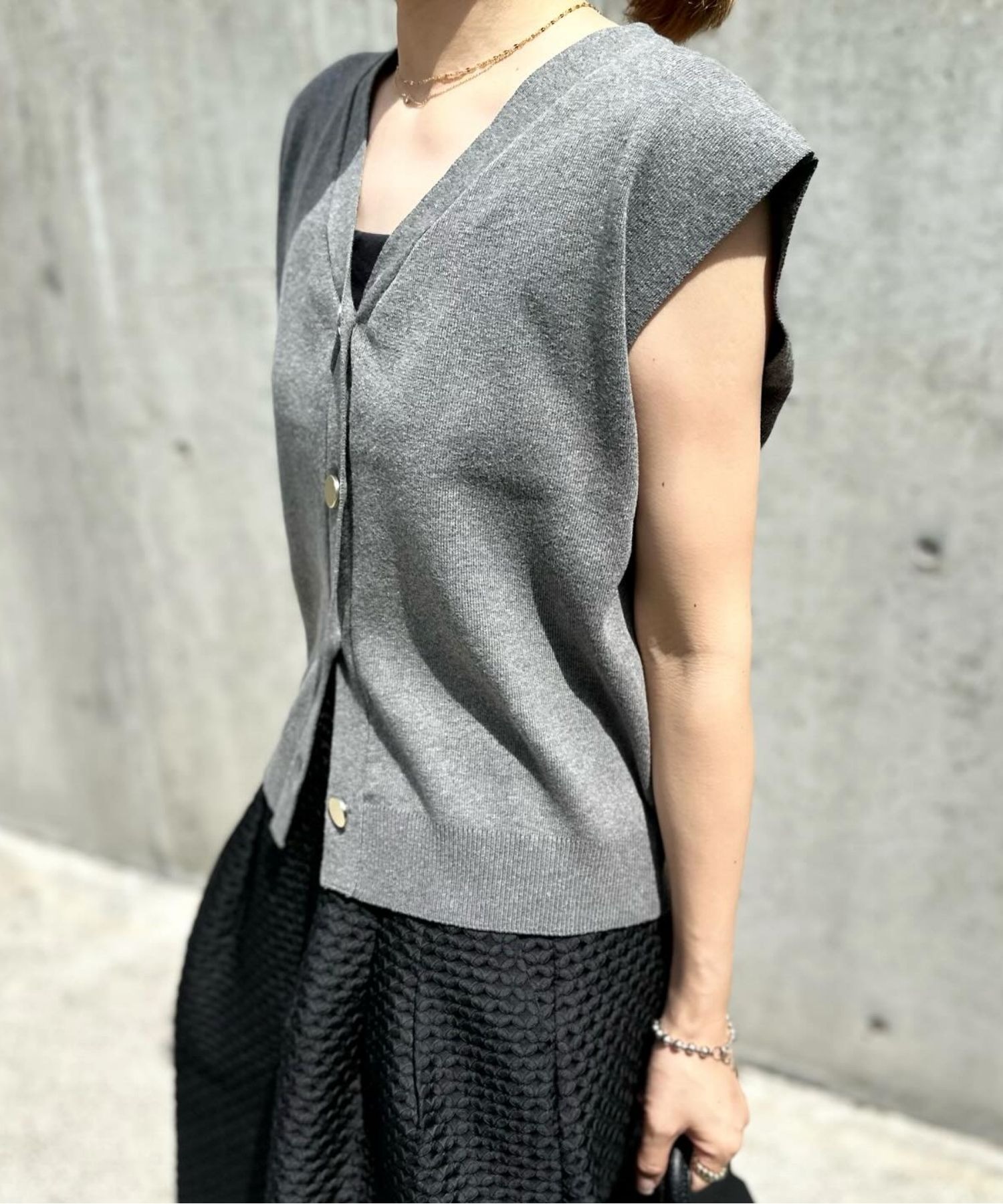 model：H164 着用サイズ：FREE