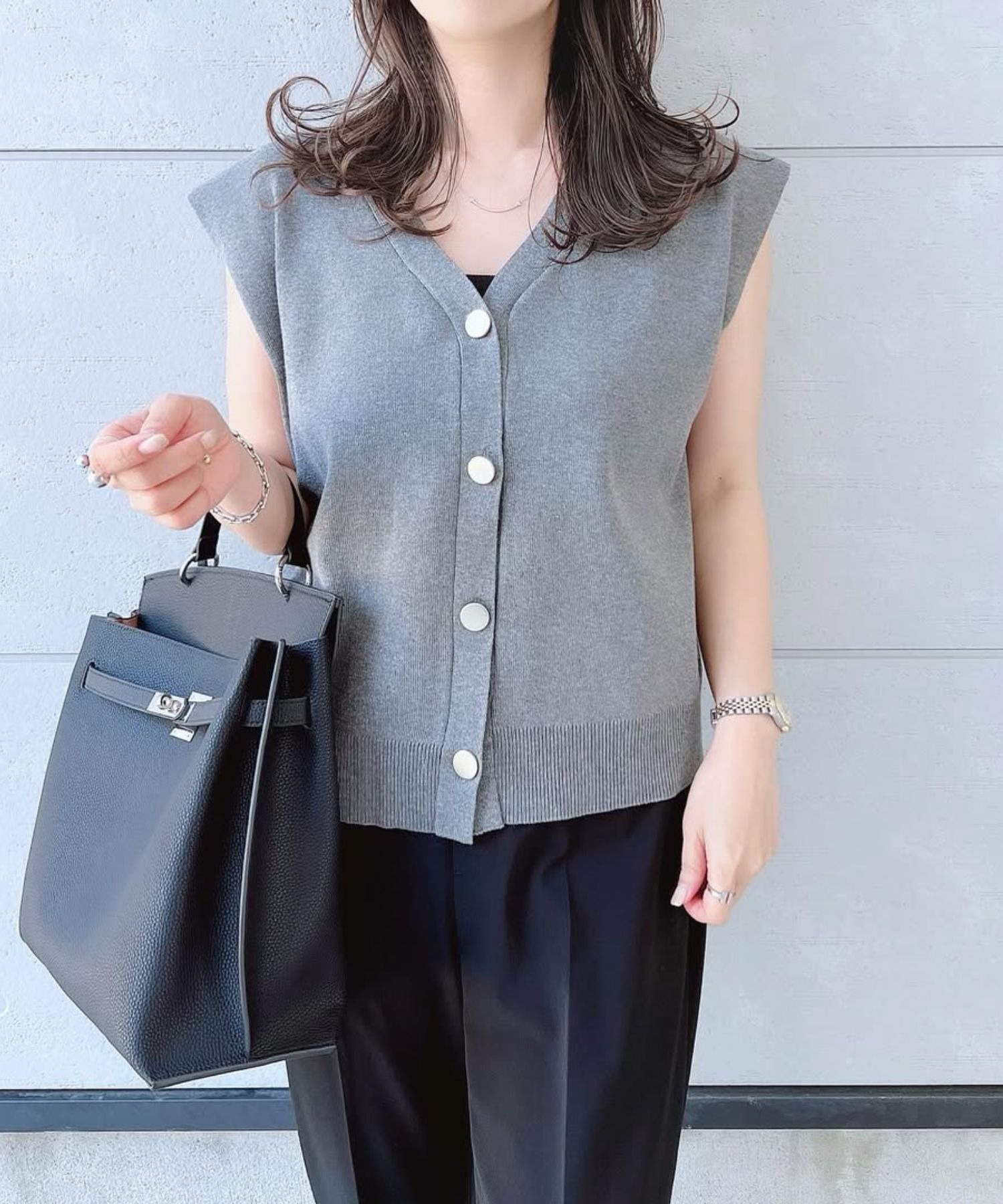 model：H161 着用サイズ：FREE