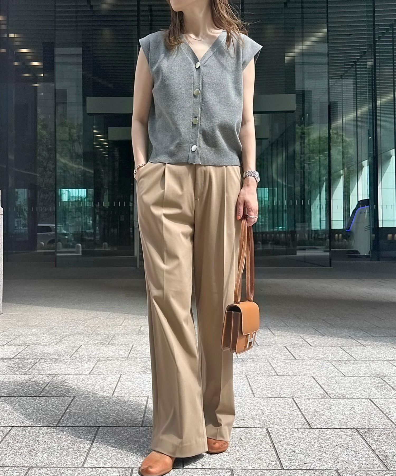 model：H161 着用サイズ：FREE