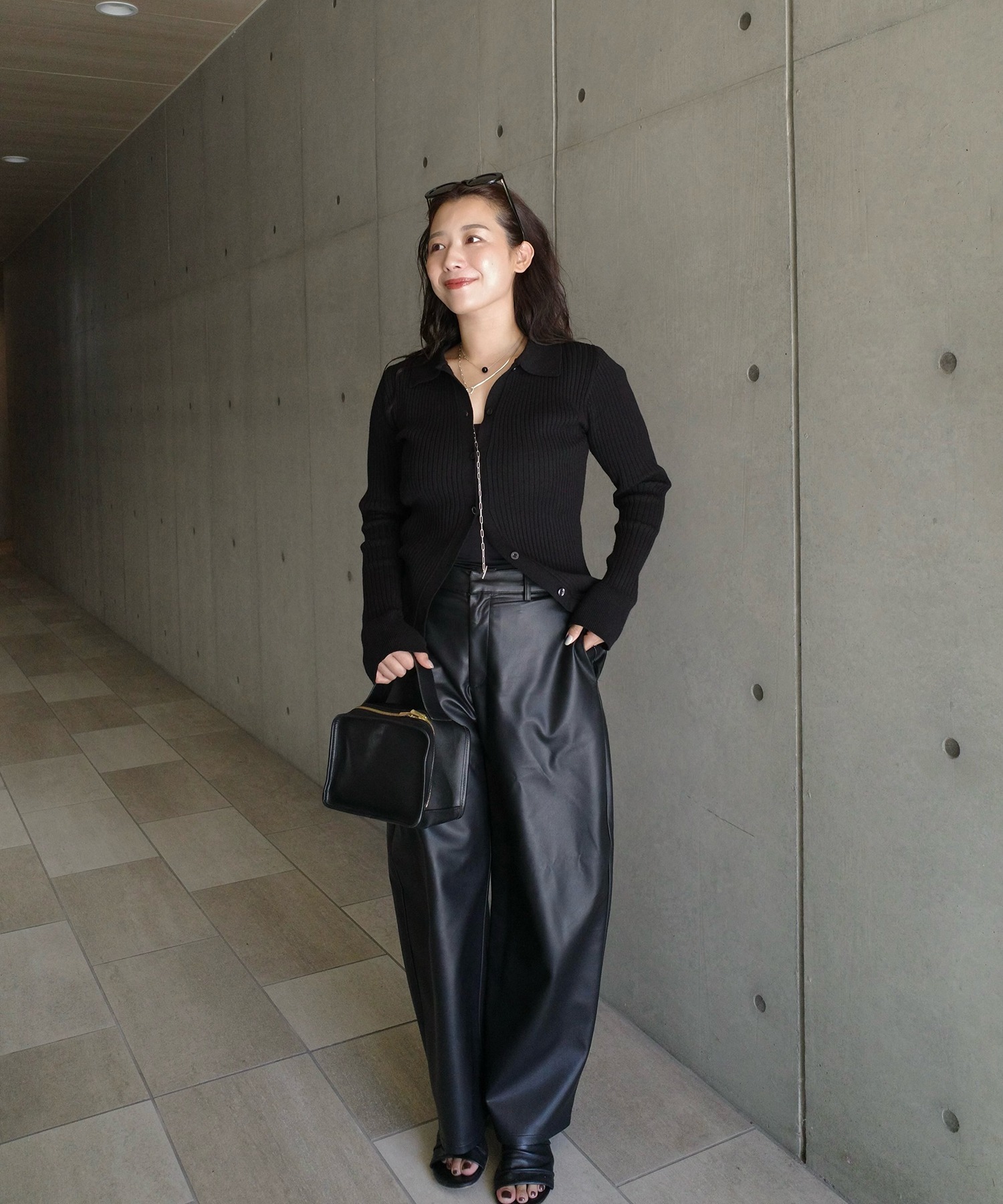model：H160 着用サイズ：FREE