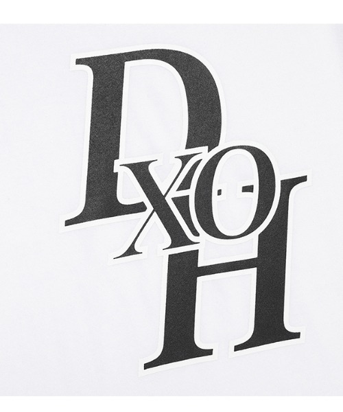A'GEM/9 × .kom『DXOH/ディソエイチ』STACK LOGO T-SHIRT