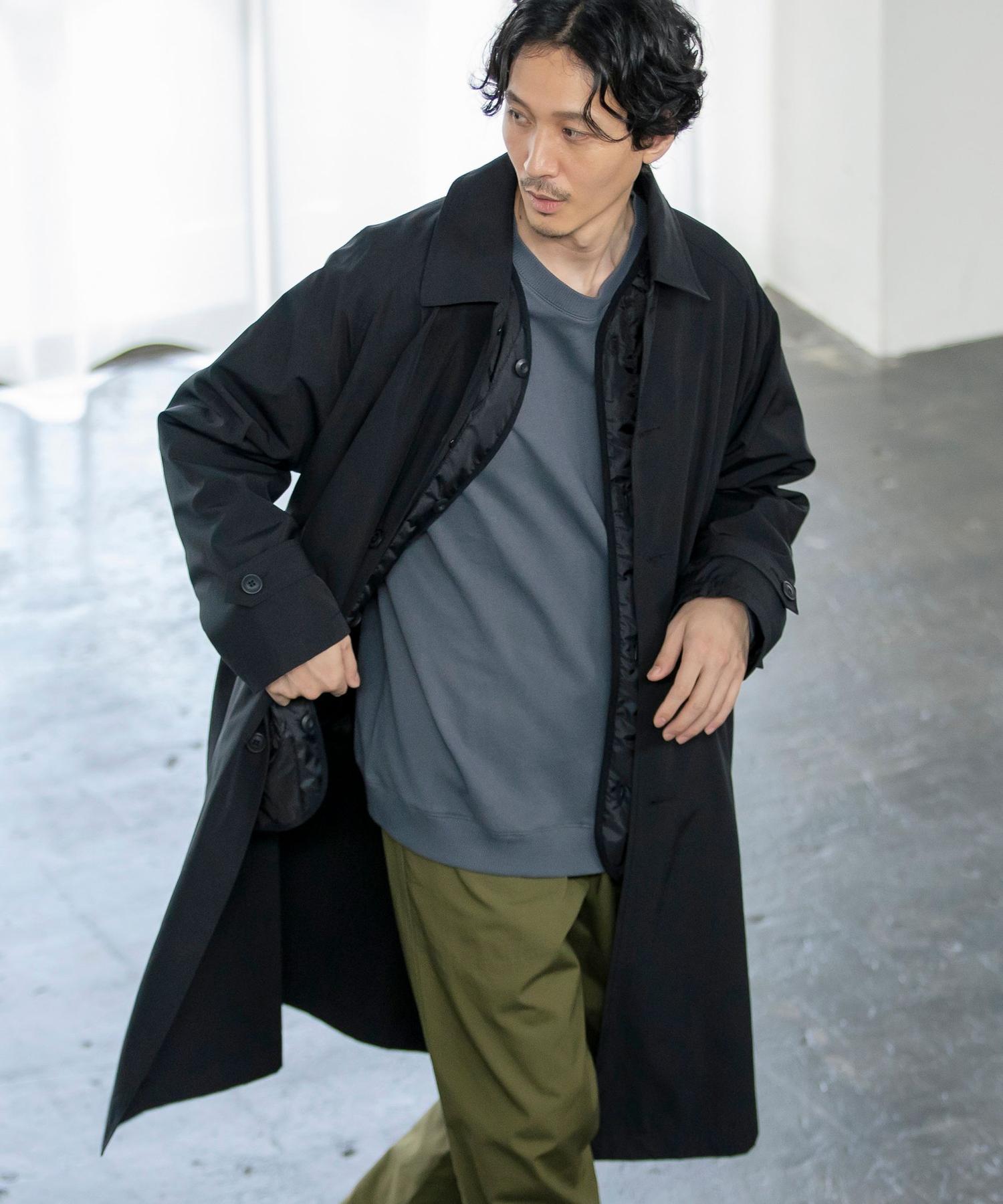 Web限定カラー 撥水オーバーサイズワイドステンカラーコート メンズ Men Coen コーエン 公式ファッション通販