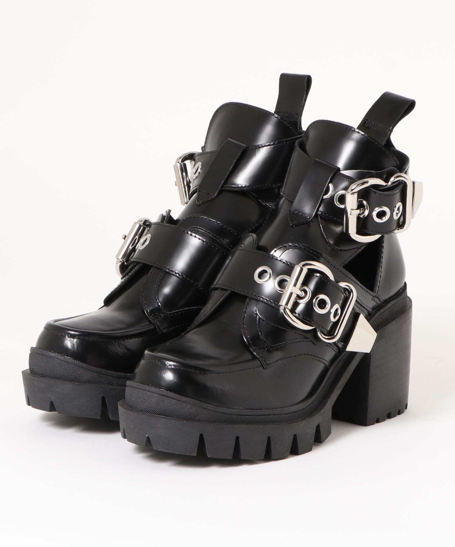 2連ベルトオープンブーツ Jeffrey Campbell│Jeffrey Campbell OFFICIAL ONLINE STORE  （ジェフリーキャンベル）OFFICIAL ONLINE STORE公式通販