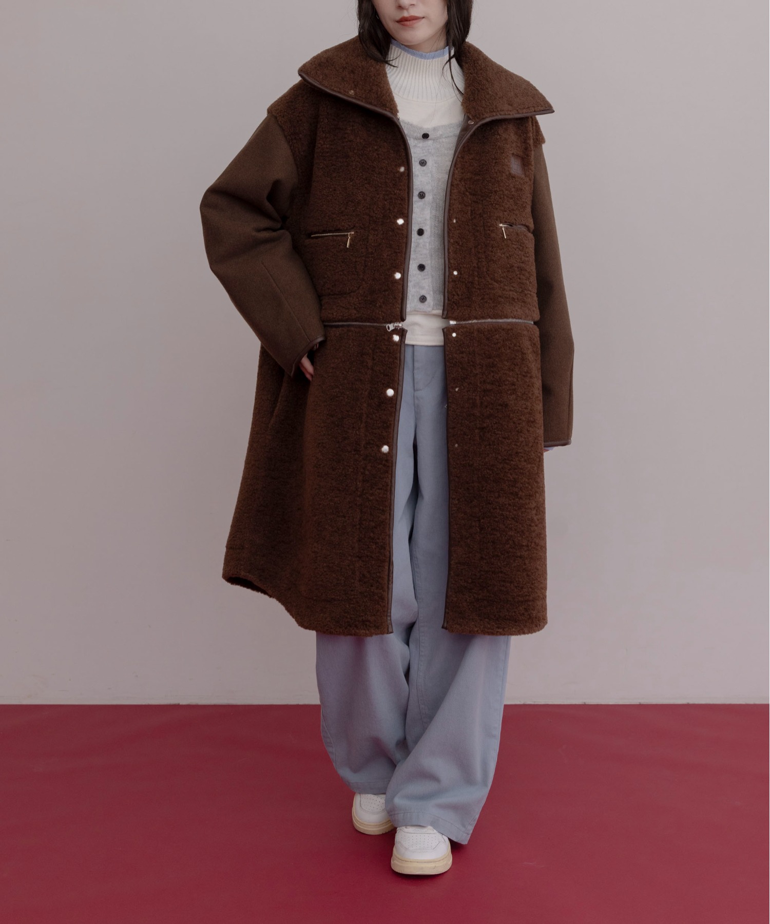 リバーシブル ムートン4WAYコート Eimee Law│Eimee Law & LHELBIE