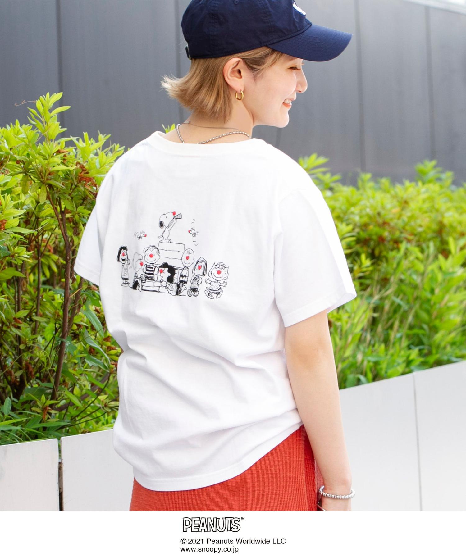 ウィメンズ クリニクラウン Peanuts Tシャツ21ss Snoopy スヌーピー レディース Women Coen コーエン 公式ファッション通販