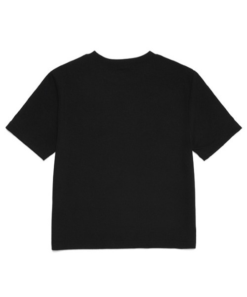 A'GEM/9 × .kom『DXOH/ディソエイチ』STACK LOGO CROP T-SHIRT