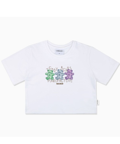 A'GEM/9 × .kom『ambler/エムブラー』3カラークマ TEE 半袖