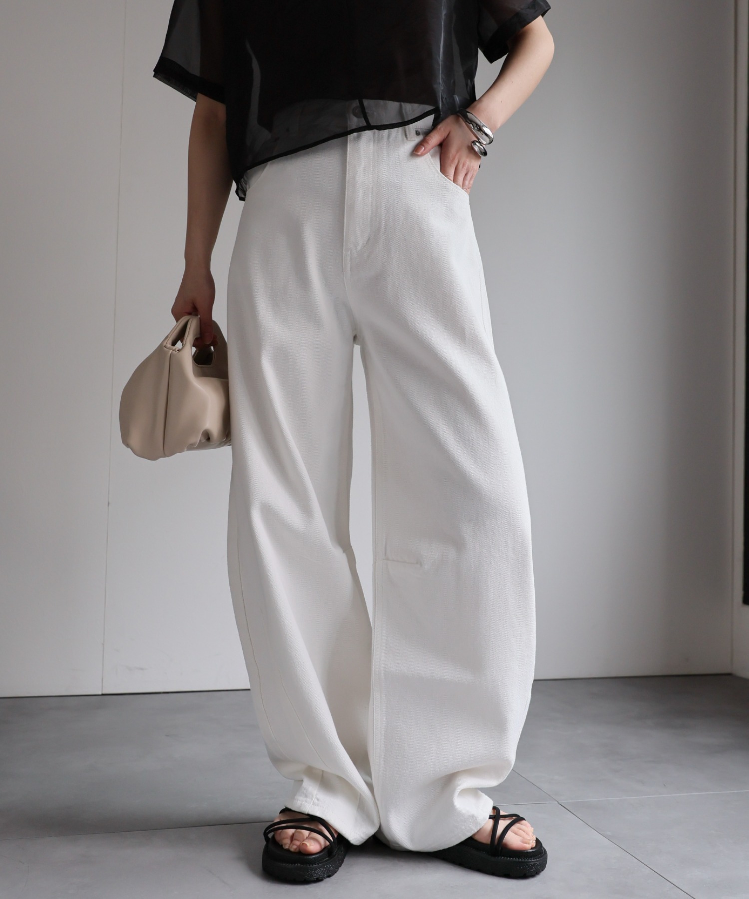 model：156cm 着用サイズ：FREE