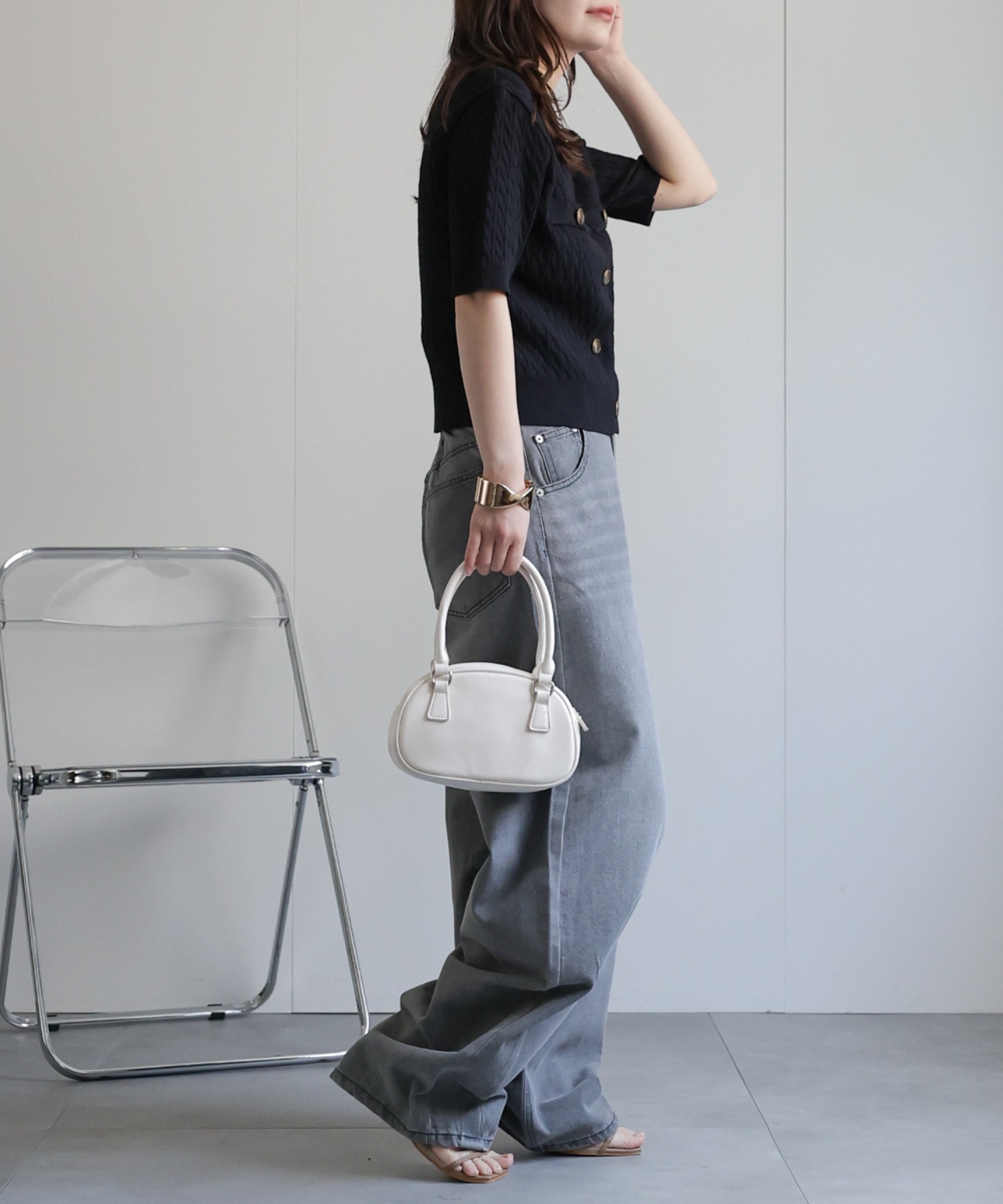 model：156cm 着用サイズ：FREE