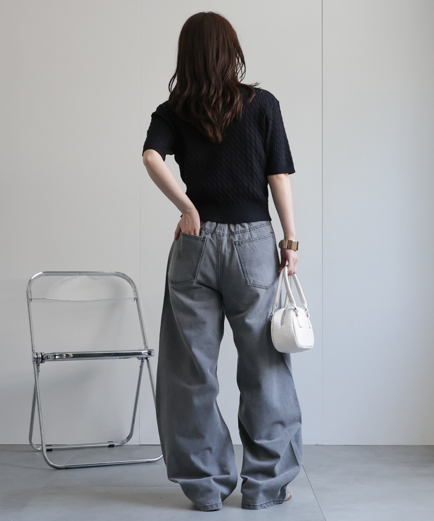 model：156cm 着用サイズ：FREE