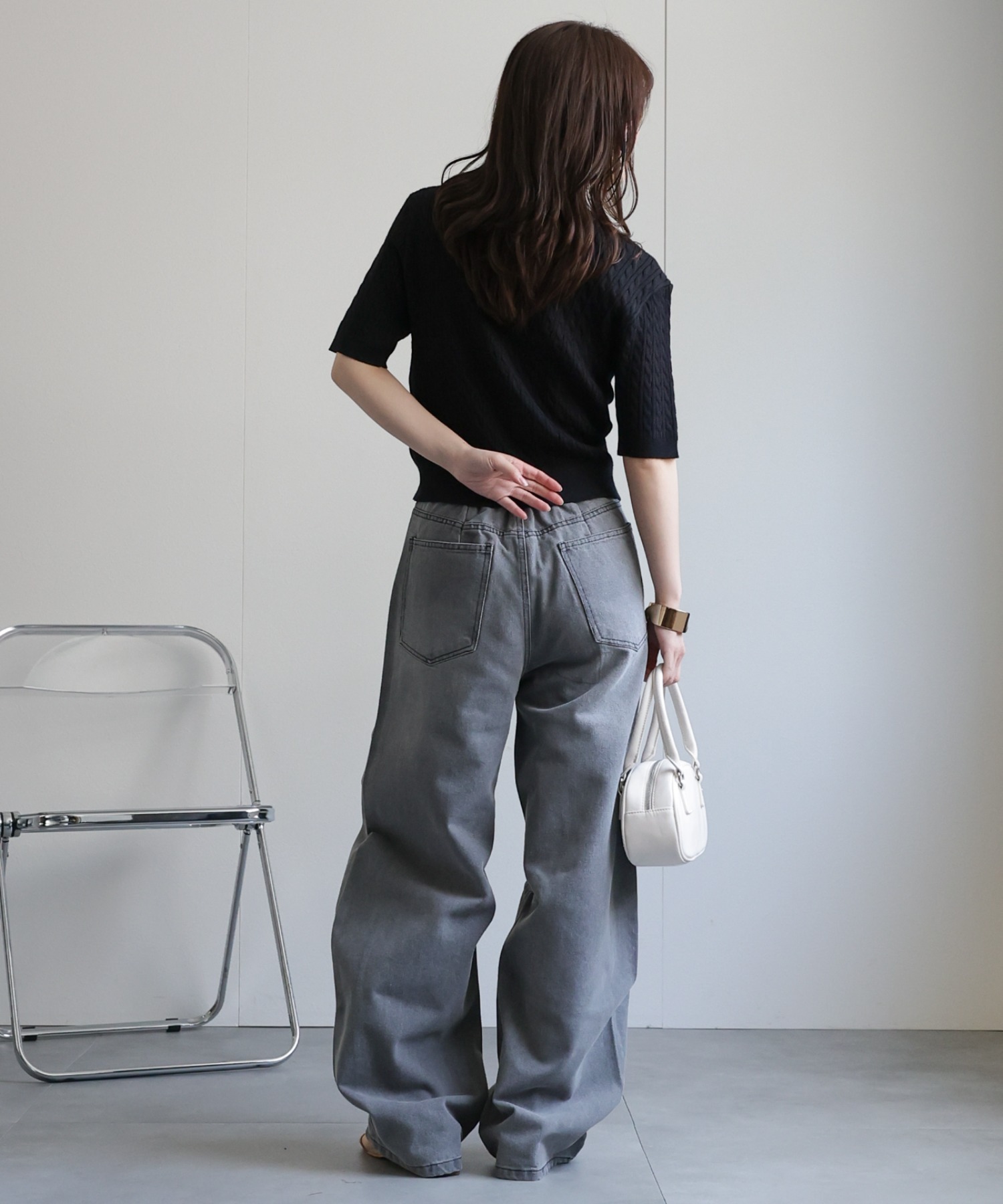 model：156cm 着用サイズ：FREE