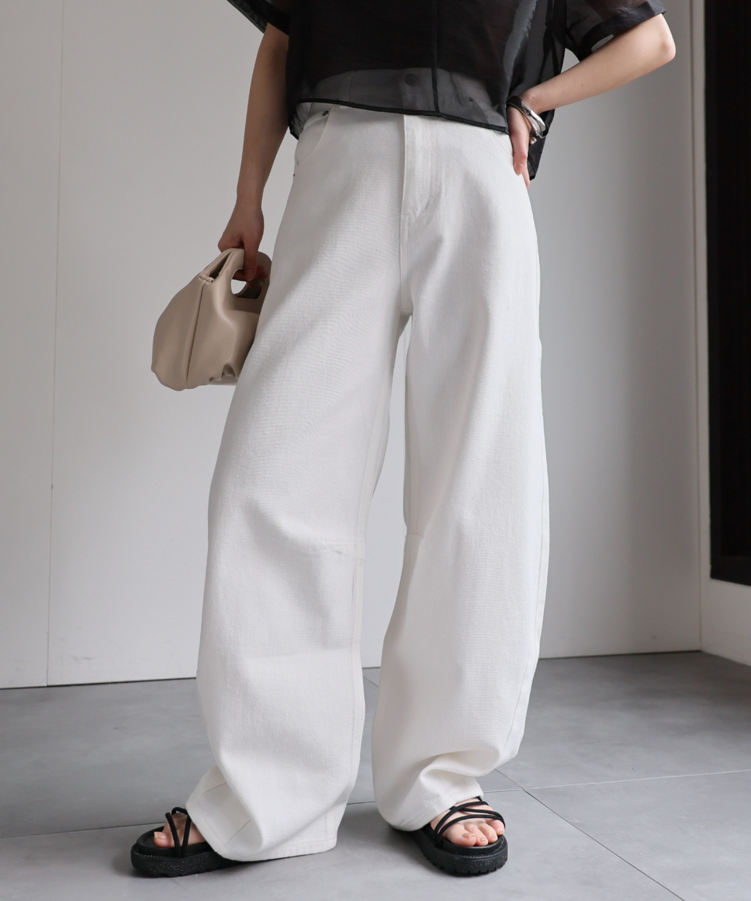 model：156cm 着用サイズ：FREE