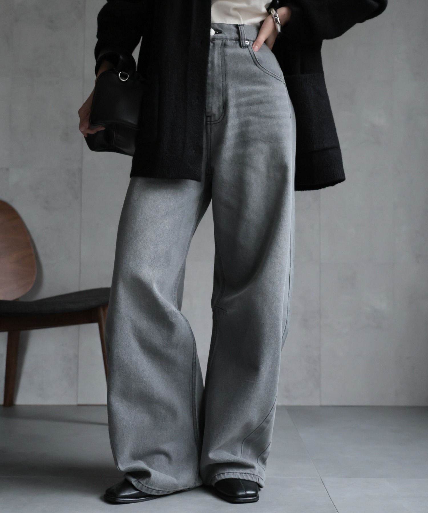 model：156cm 着用サイズ：FREE