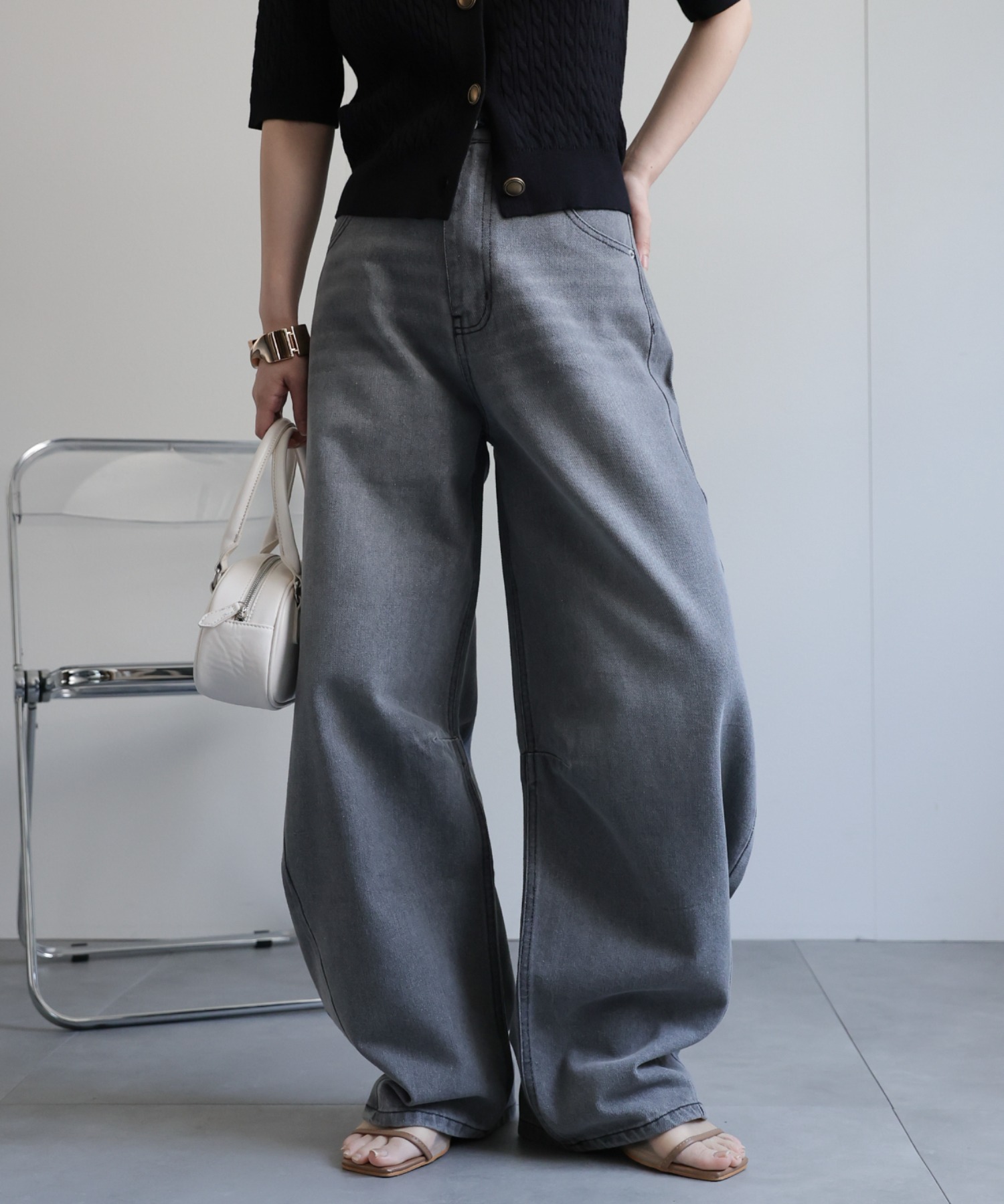 model：156cm 着用サイズ：FREE