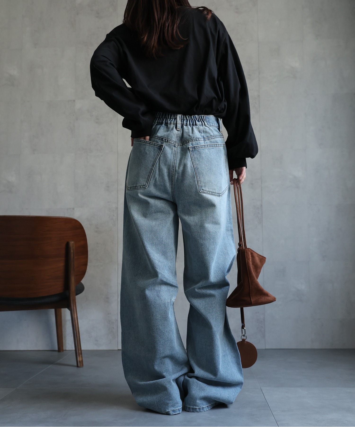 model：156cm 着用サイズ：FREE
