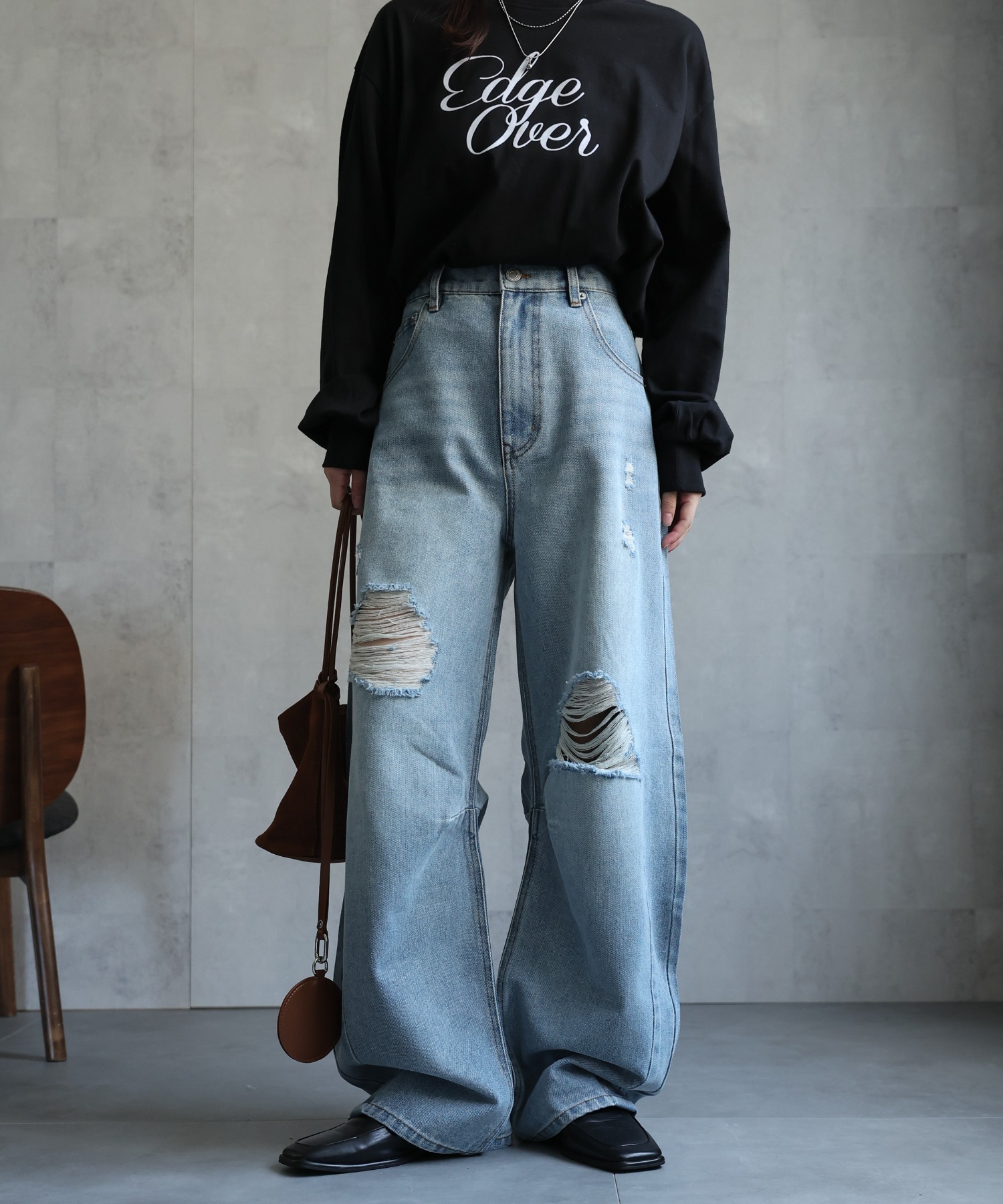model：156cm 着用サイズ：FREE