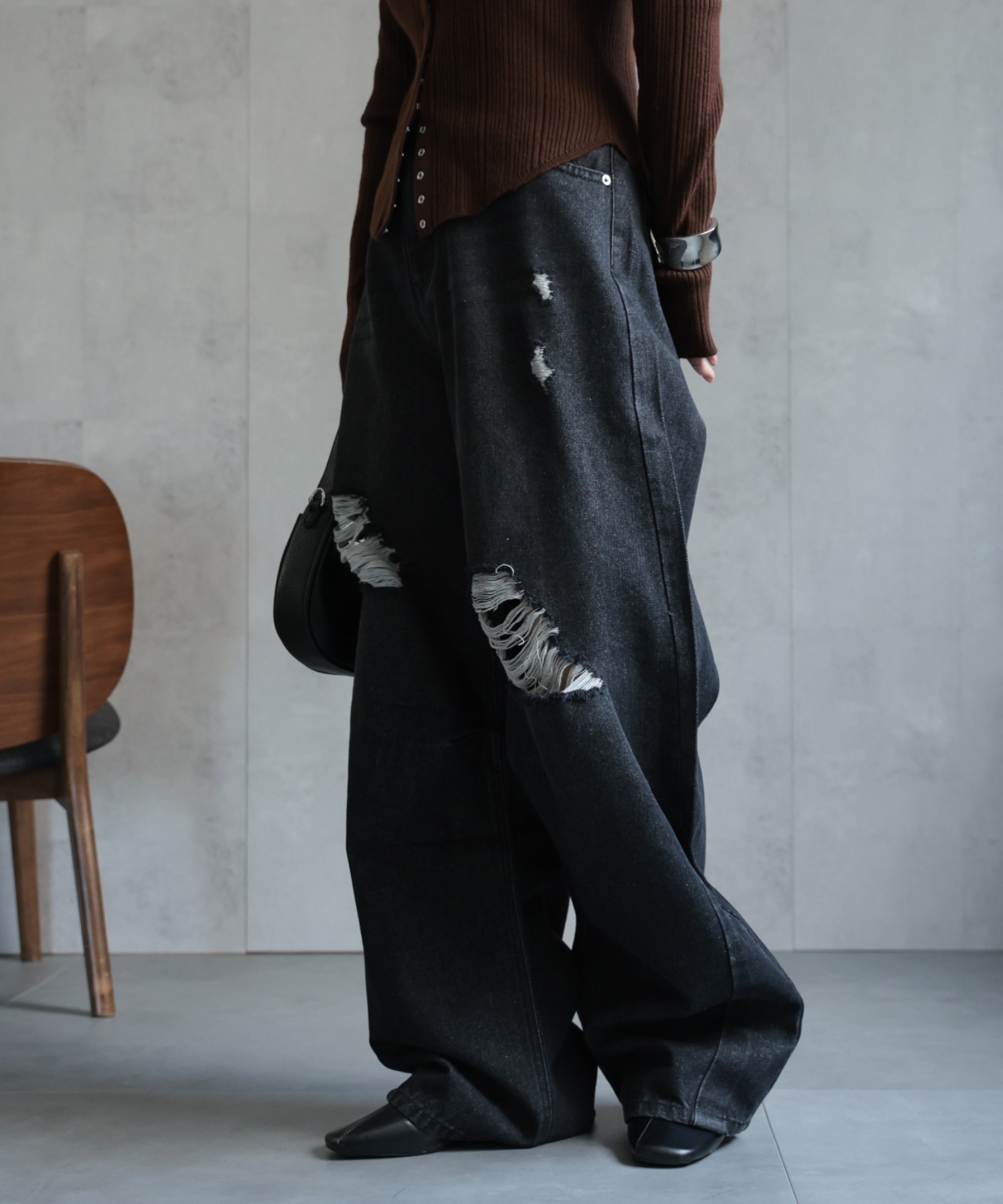 model：156cm 着用サイズ：FREE