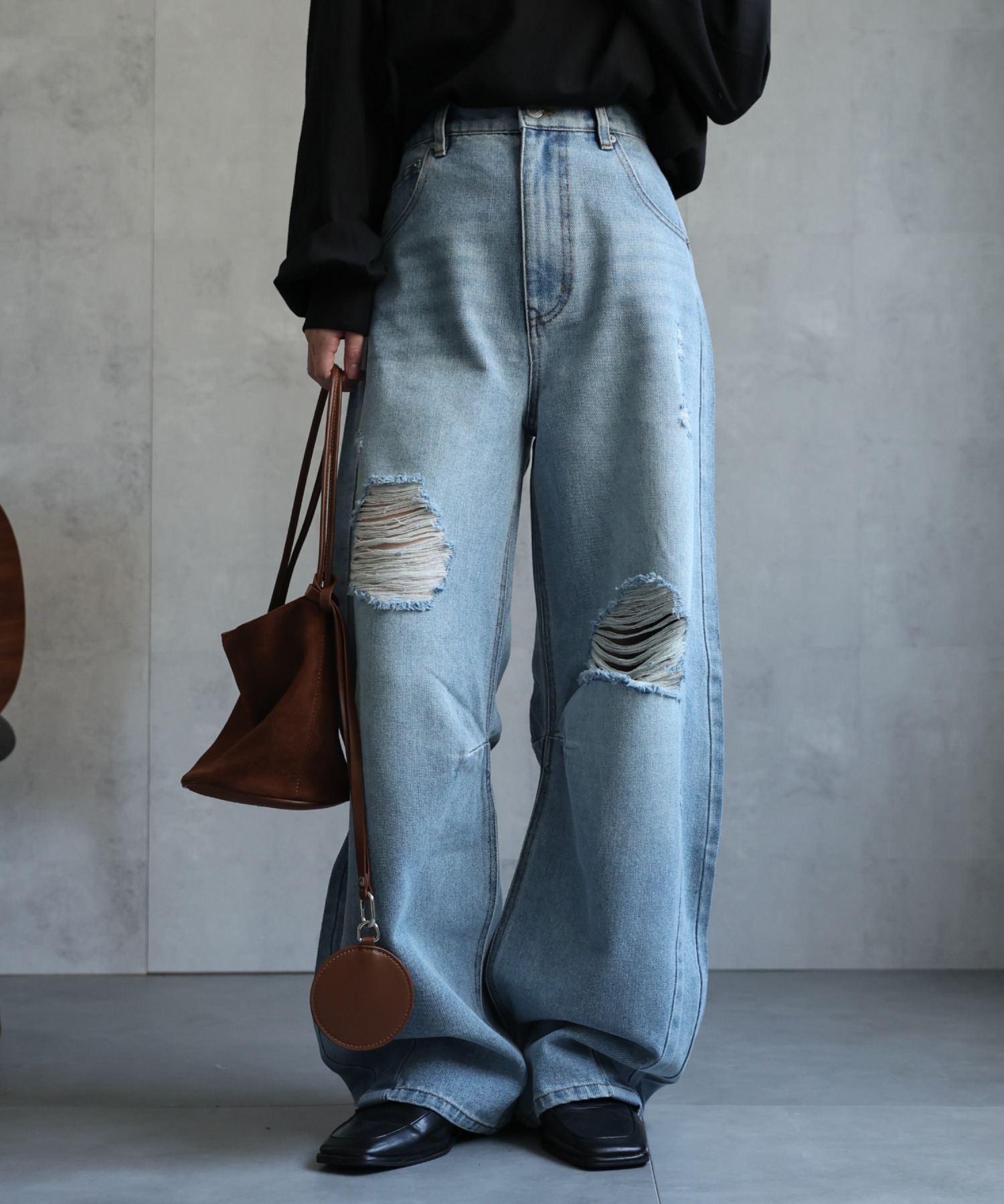 model：156cm 着用サイズ：FREE