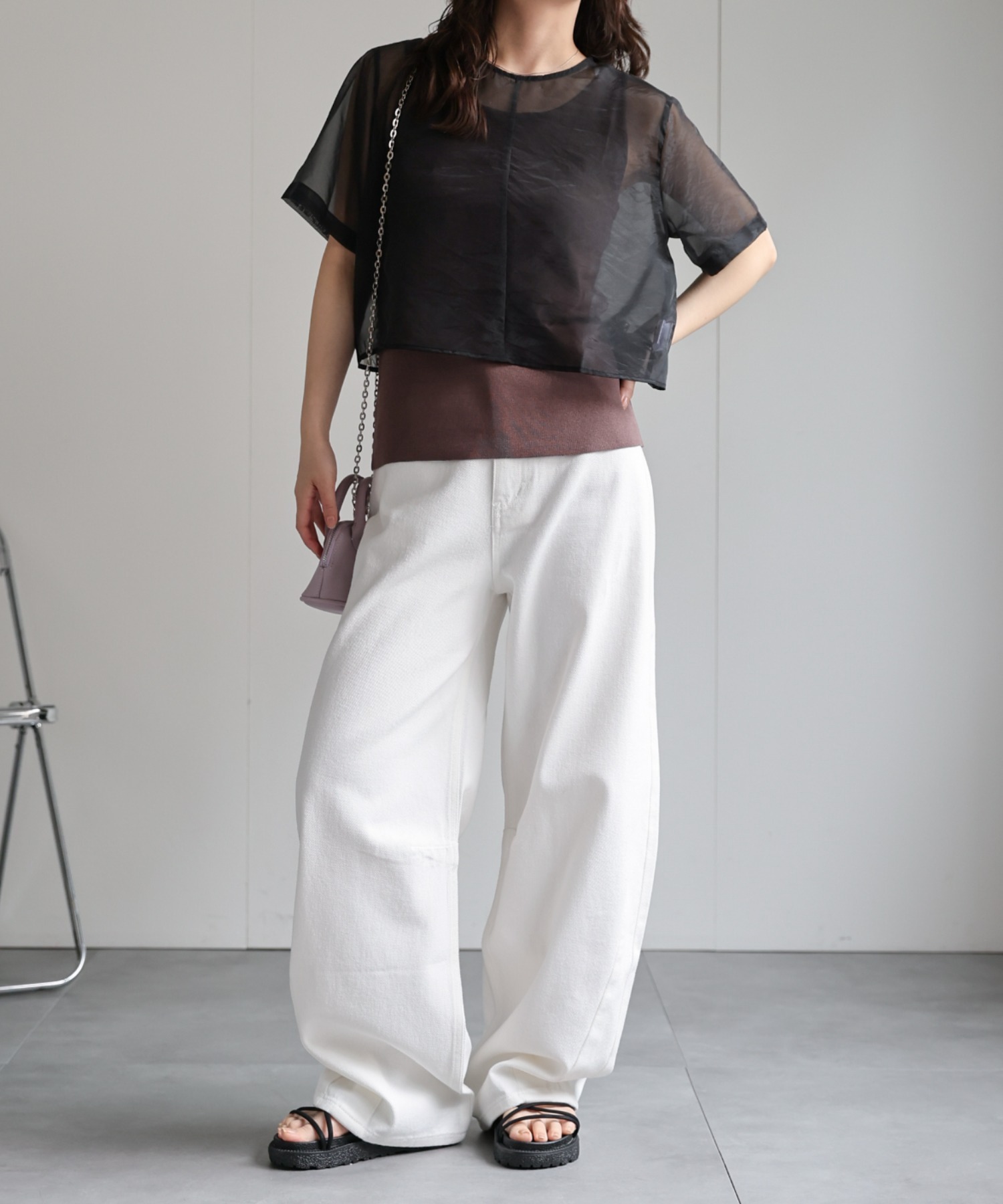 model：156cm 着用サイズ：FREE