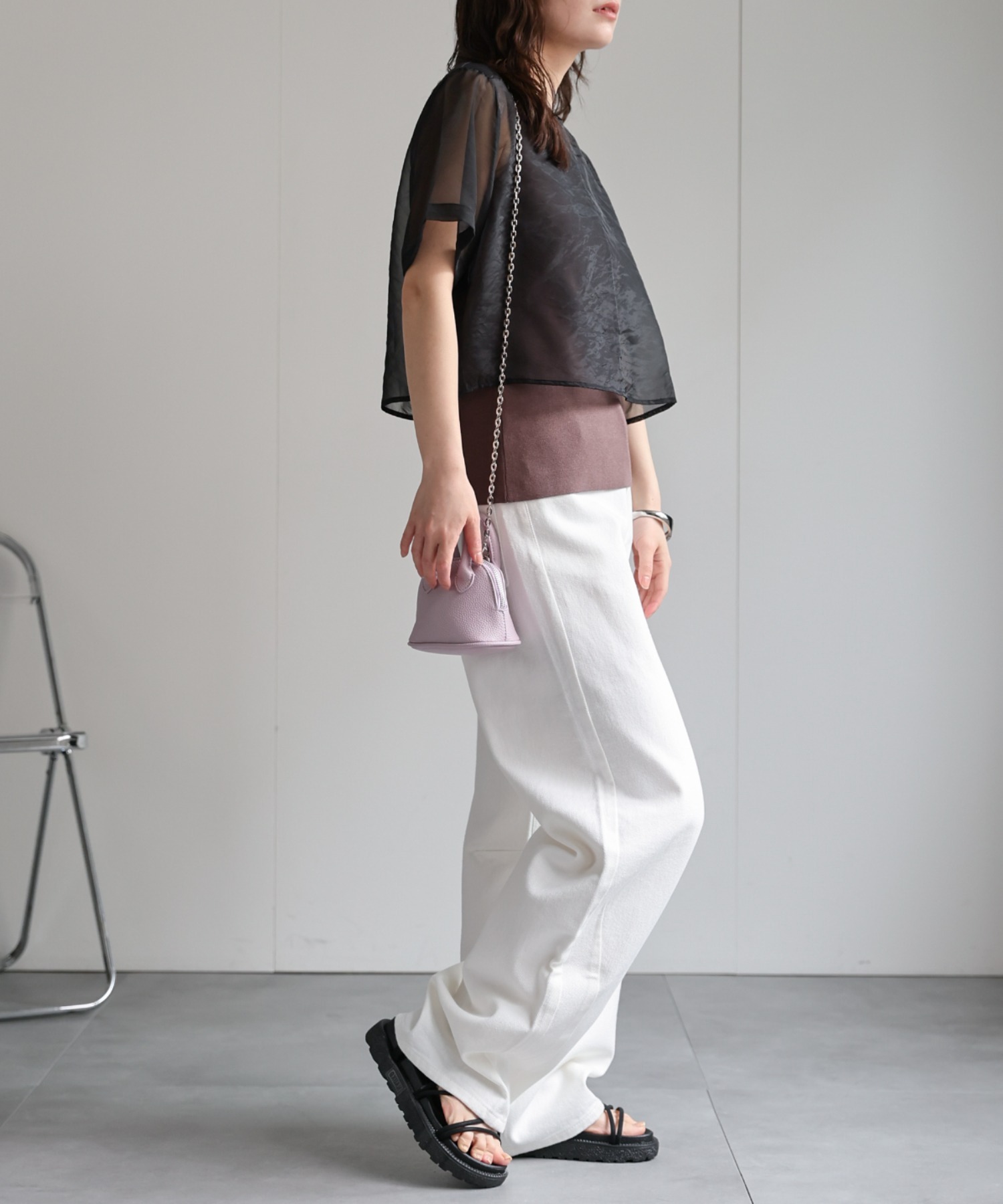model：156cm 着用サイズ：FREE