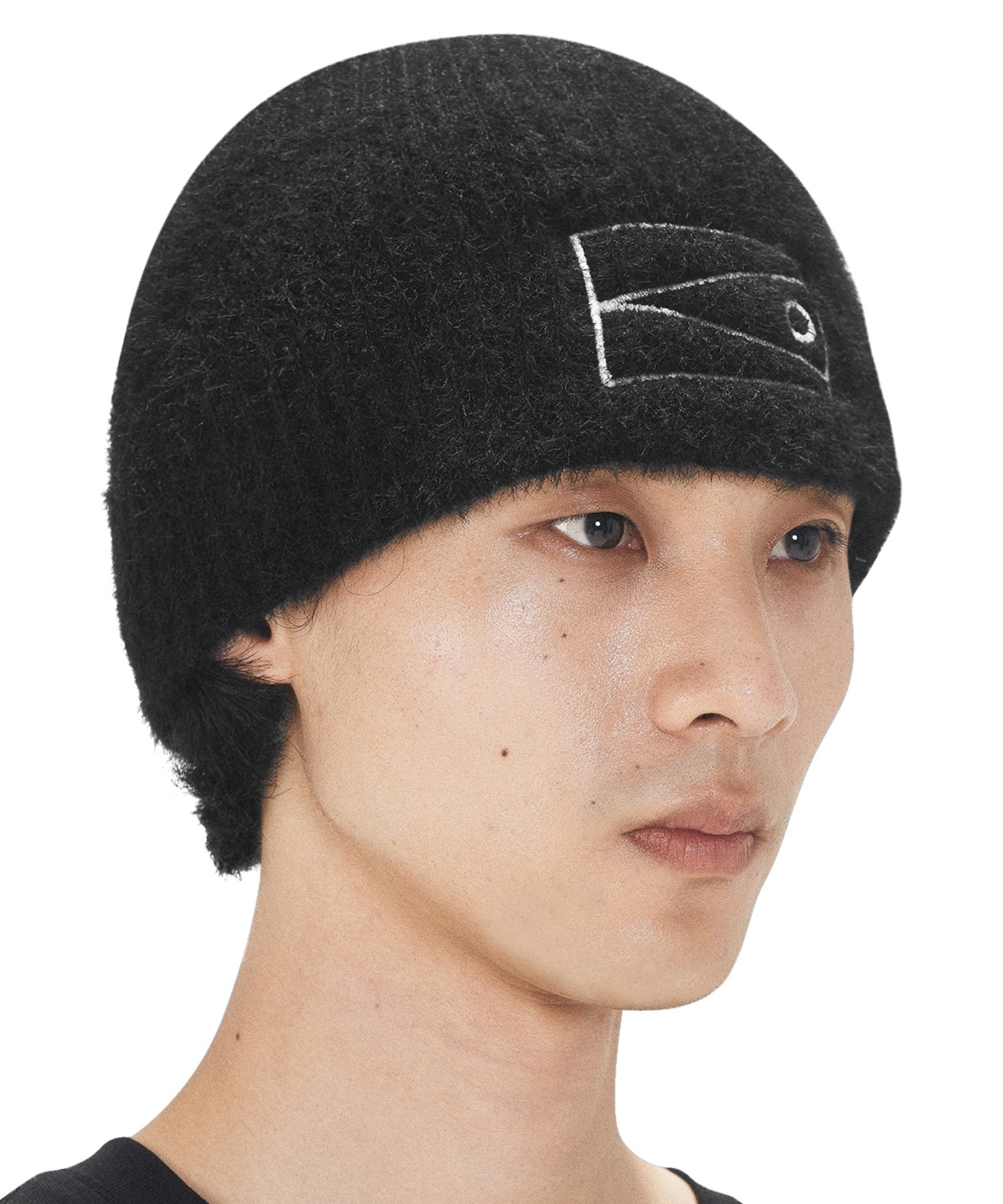 【完売品】OPEN Yy BOUCLE ROLLED ビーニー OPEN YY] MOHAIR SCARF BEANIE ☆TWICEナヨン着用 (OPEN YY_TheOpen