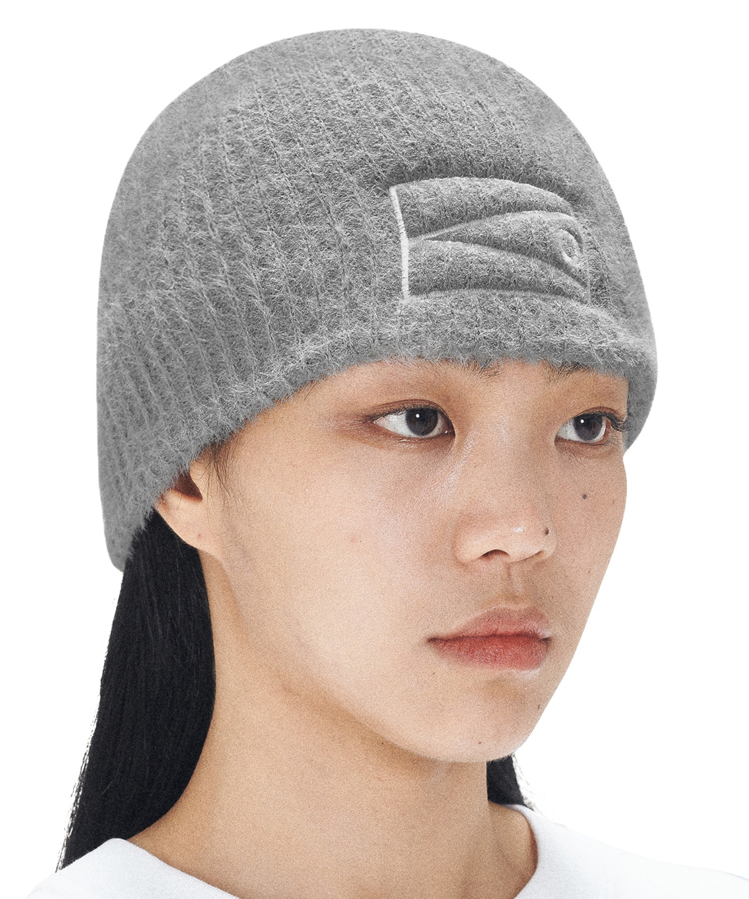 OUR LEGACY グレー Hairy ビーニー Our Legacy Men's' Fuzzy Beanie Hat in Grey | LN-CC®