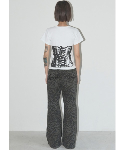 ★FANCYCLUB★BACK CORSET TEE (WHITE)★正規品/韓国直送料込 A'GEM/9 × .kom 『 FANCY CLUB/ファンシークラブ』 BACK CORSET