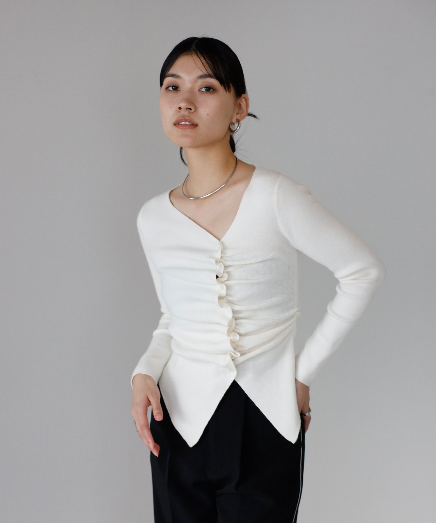 model：H167 着用サイズ：FREE