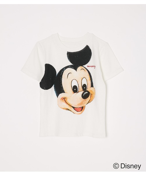 Disney SERIES CREATED by MOUSSYMD MICKEY CANVAS KIDS 全商品オープニング価格！ Tシャツ 即納