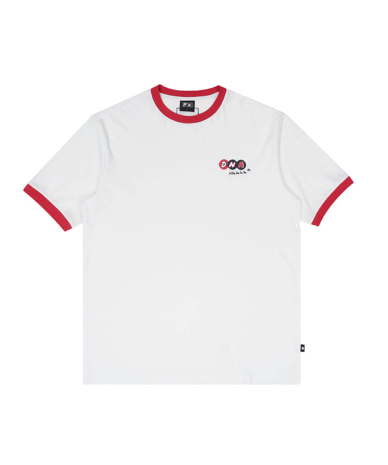 Fila 待望 X Bts Music Dna T Shirt フィラ ビーティーエス ミュージック ディーエヌエーティーシャツ
