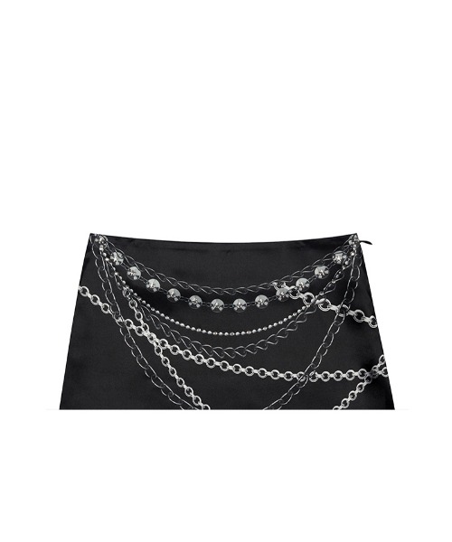 A'GEM/9 × .kom 『LUV IS TRUE/ラブ イズ トゥルー』CHAIN SKIRT