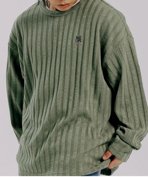 ROMANTIC CROWN★Unisex★WIDE KNIT CREWNECK_3色 ROMANTIC CROWN☆Unisex☆WIDE KNIT CREWNECK_3色