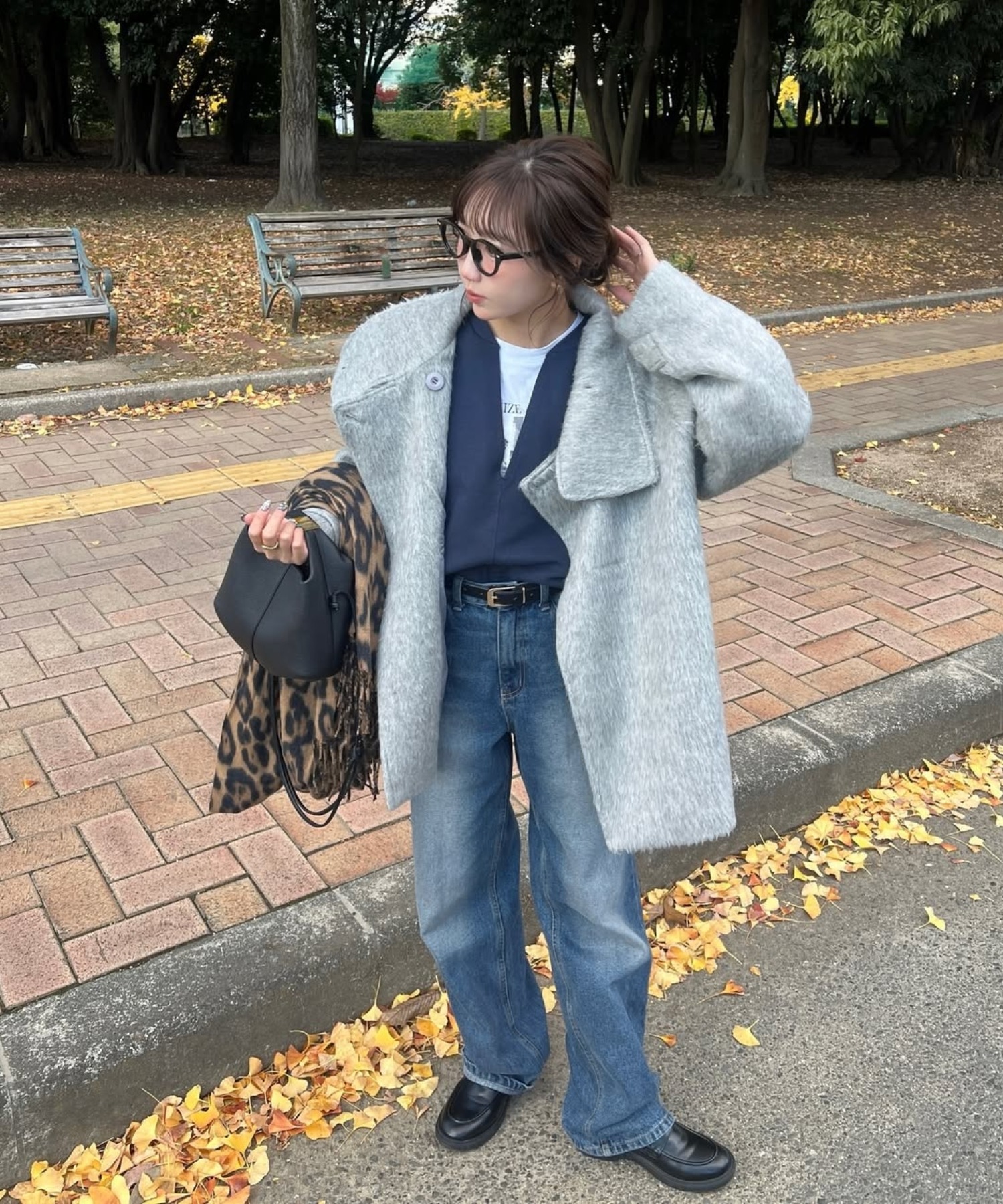 model：H153 着用サイズ：FREE