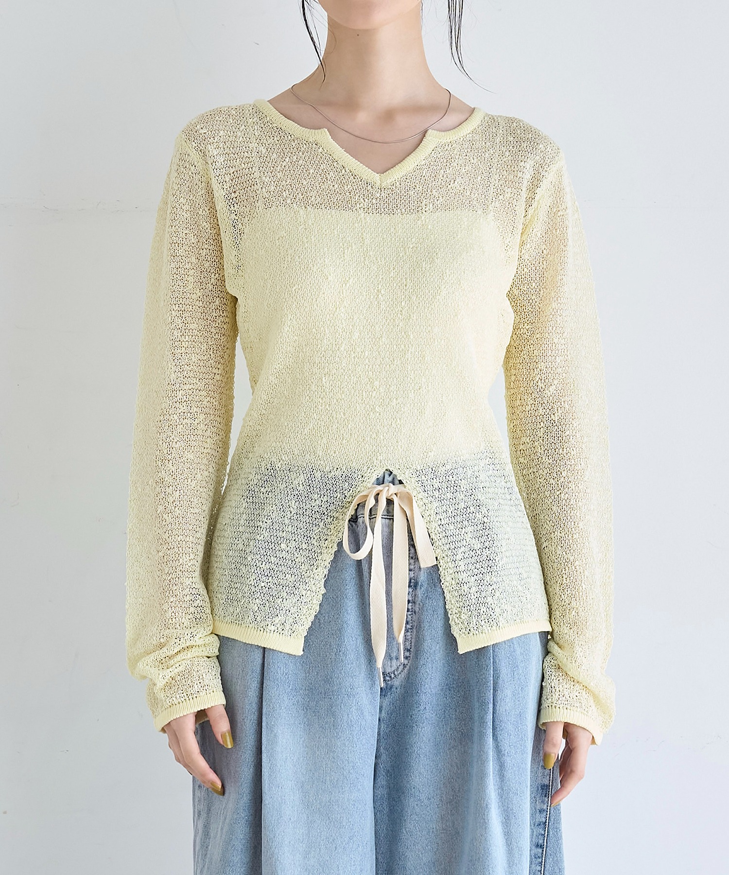 model：H166　着用サイズ：F