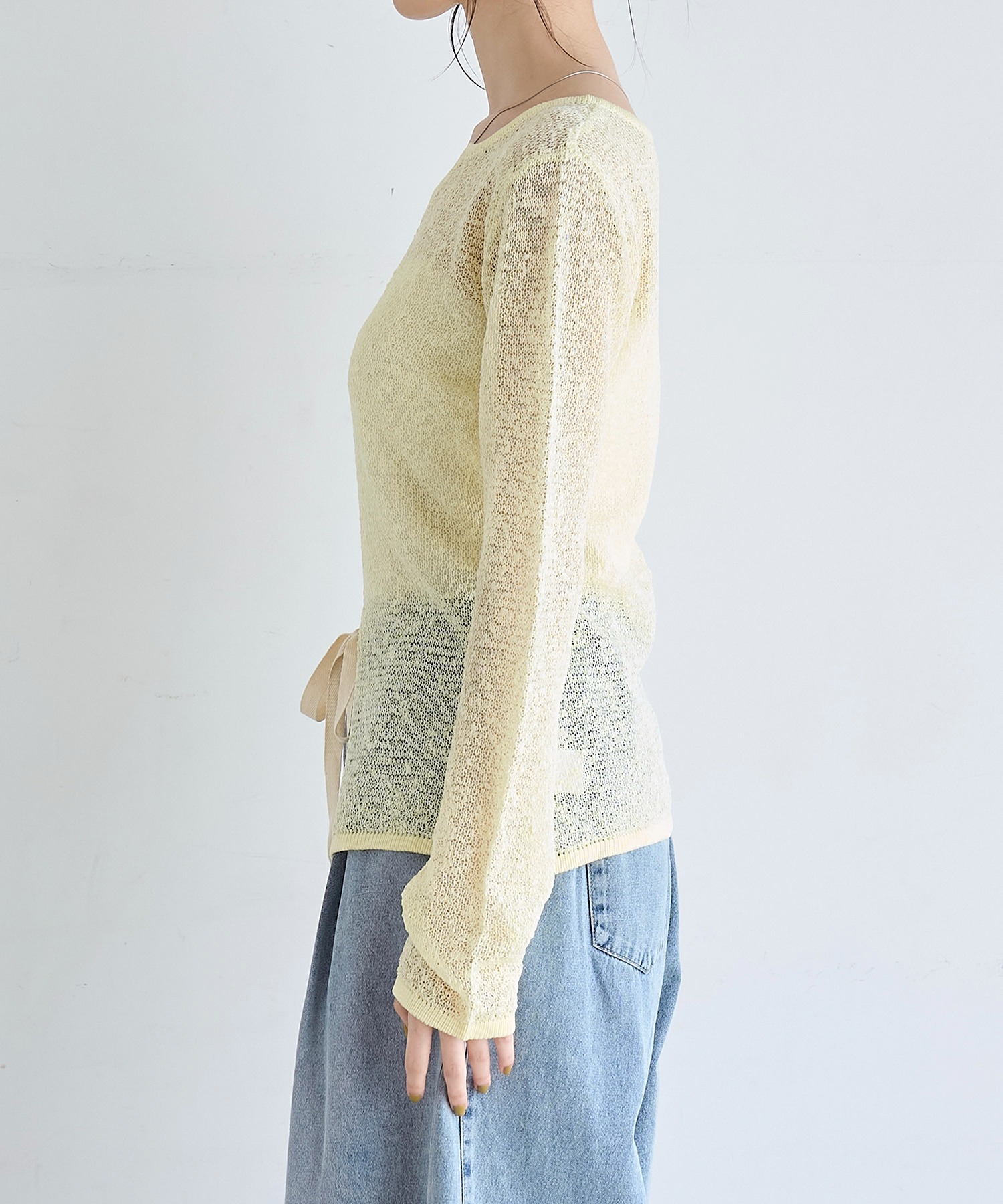 model：H166　着用サイズ：F