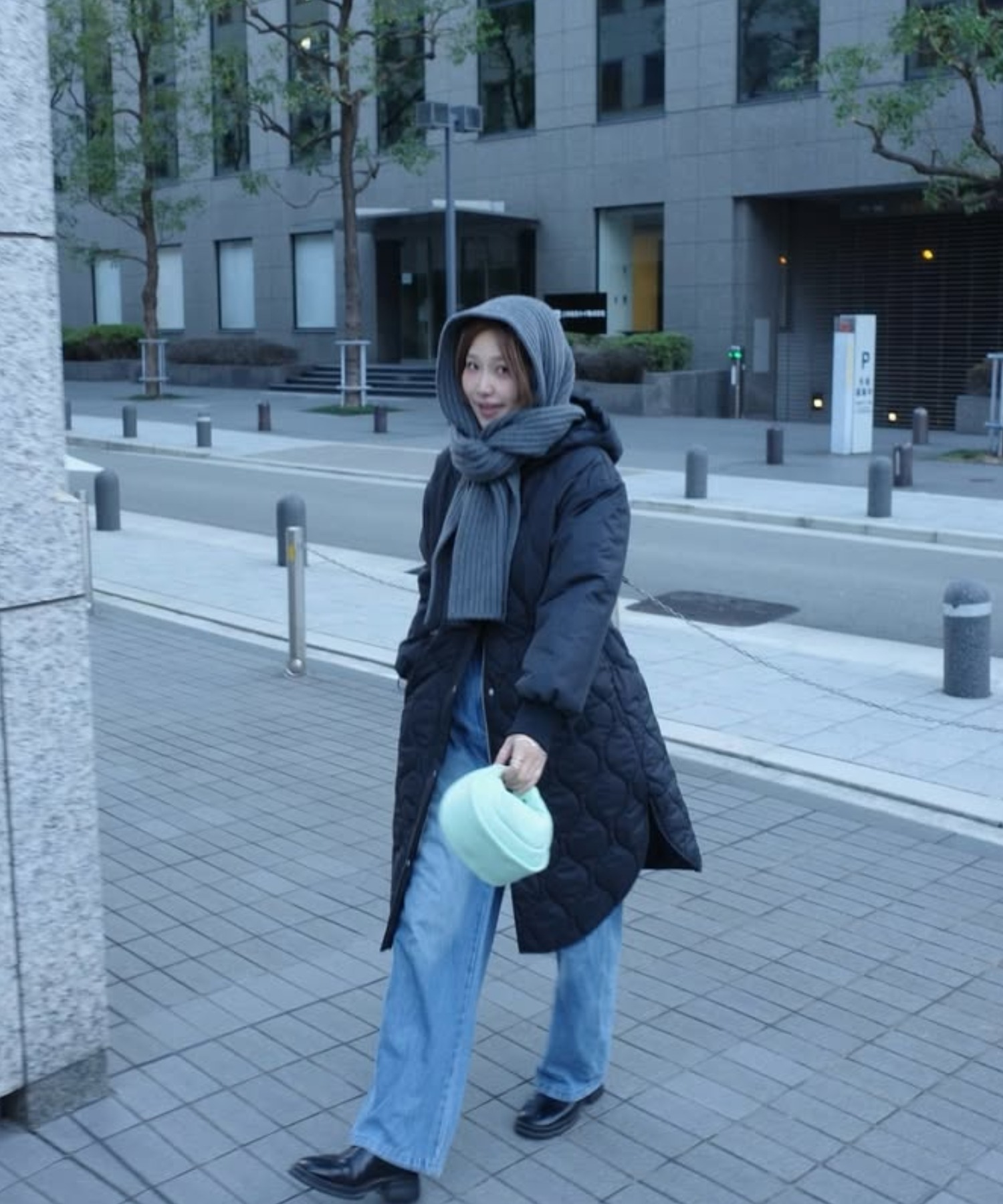 model：H163 着用サイズ：FREE